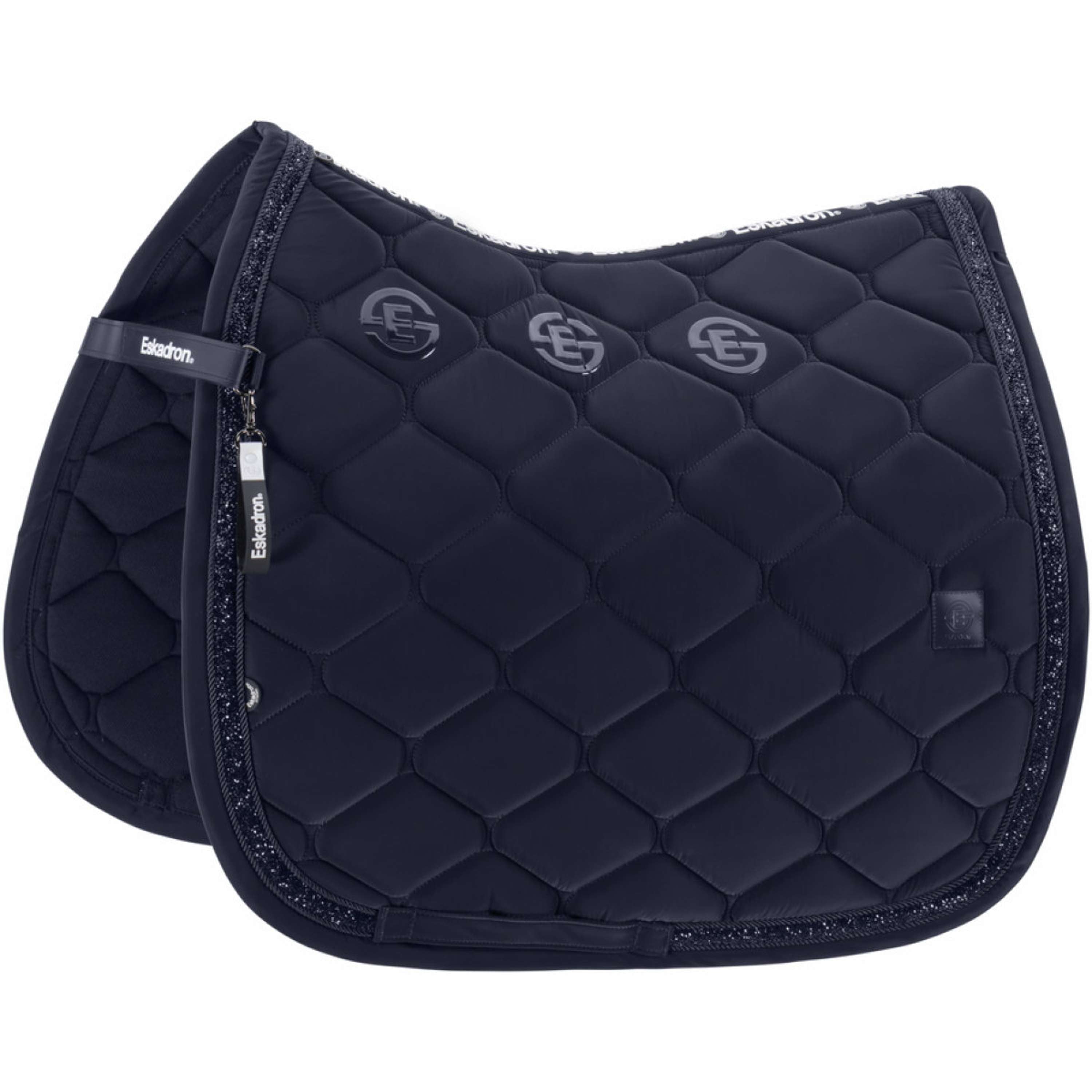 Eskadron Saddlepad Dynamics Silk Jewel Dressage Navy
