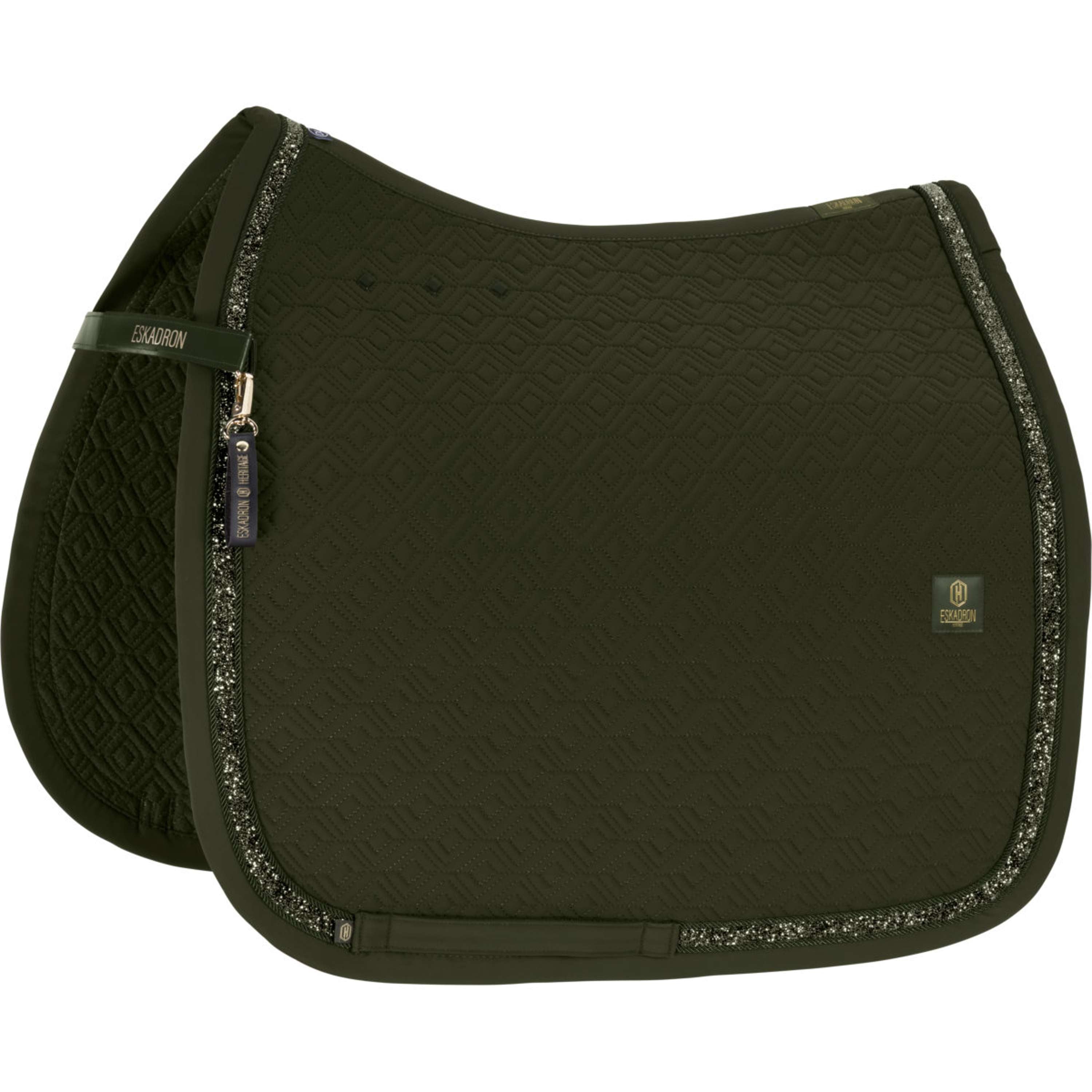 Eskadron Saddlepad Heritage Pro Soft Jewel Dressage Deep Moss