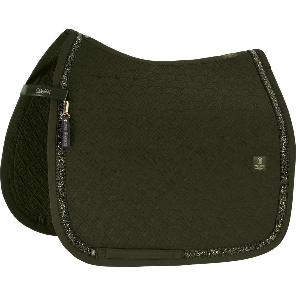 Eskadron Saddlepad Heritage Pro Soft Jewel Dressage Deep Moss