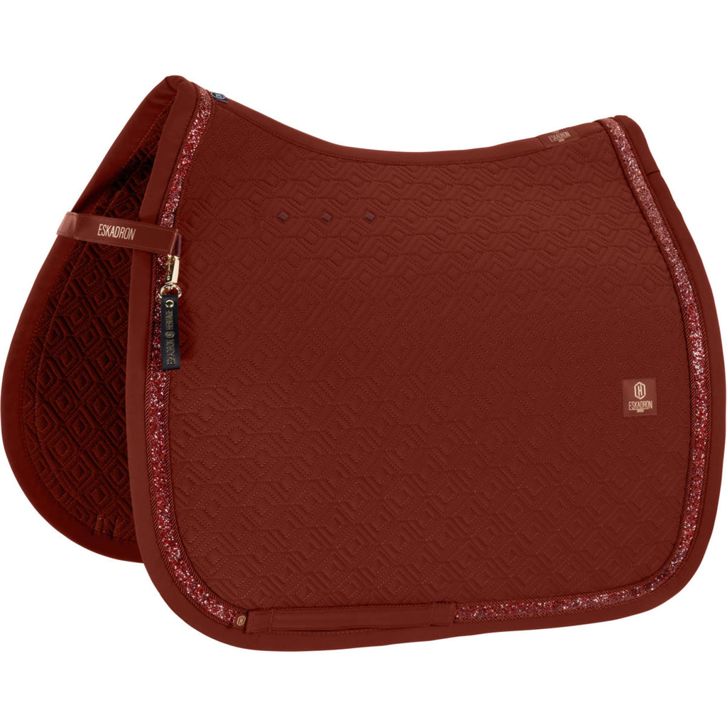 Eskadron Saddlepad Heritage Pro Soft Jewel Dressage Merlot