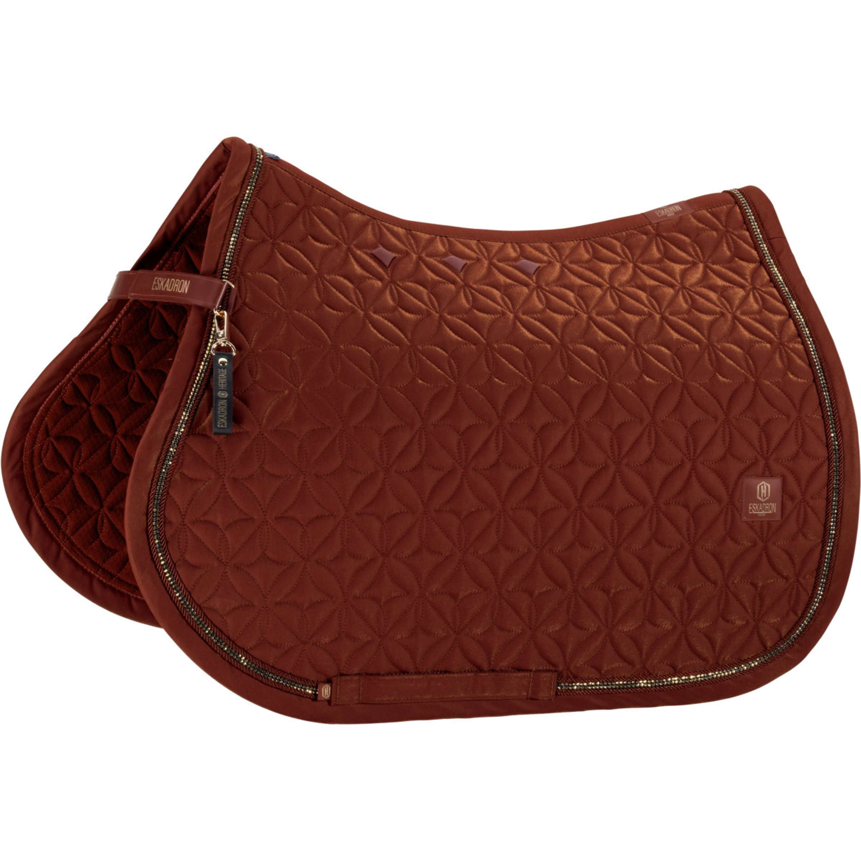Eskadron Saddlepad Heritage Glam Crystal All Purpose Merlot