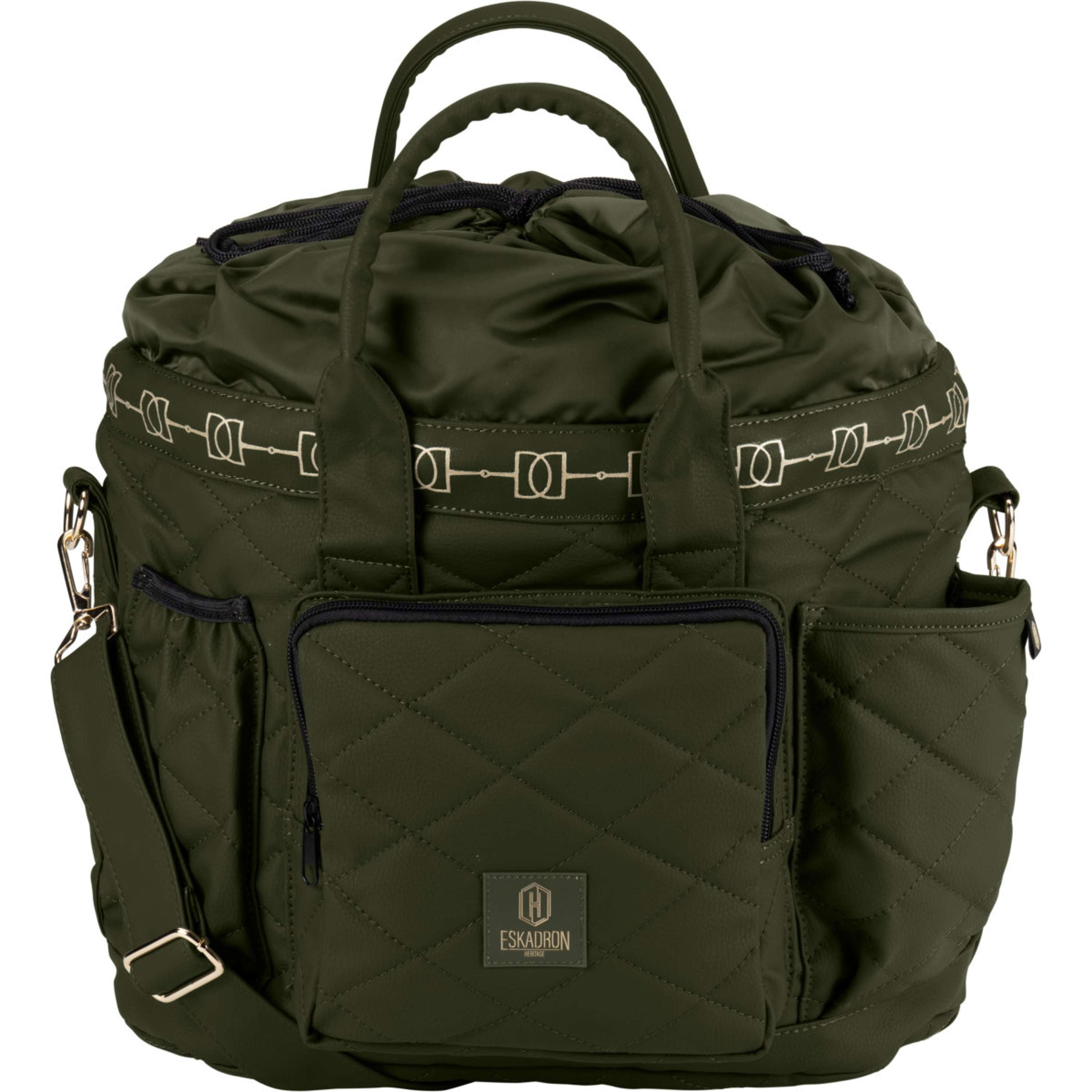 Eskadron Grooming Bag Heritage Faux Leather Deep Moss