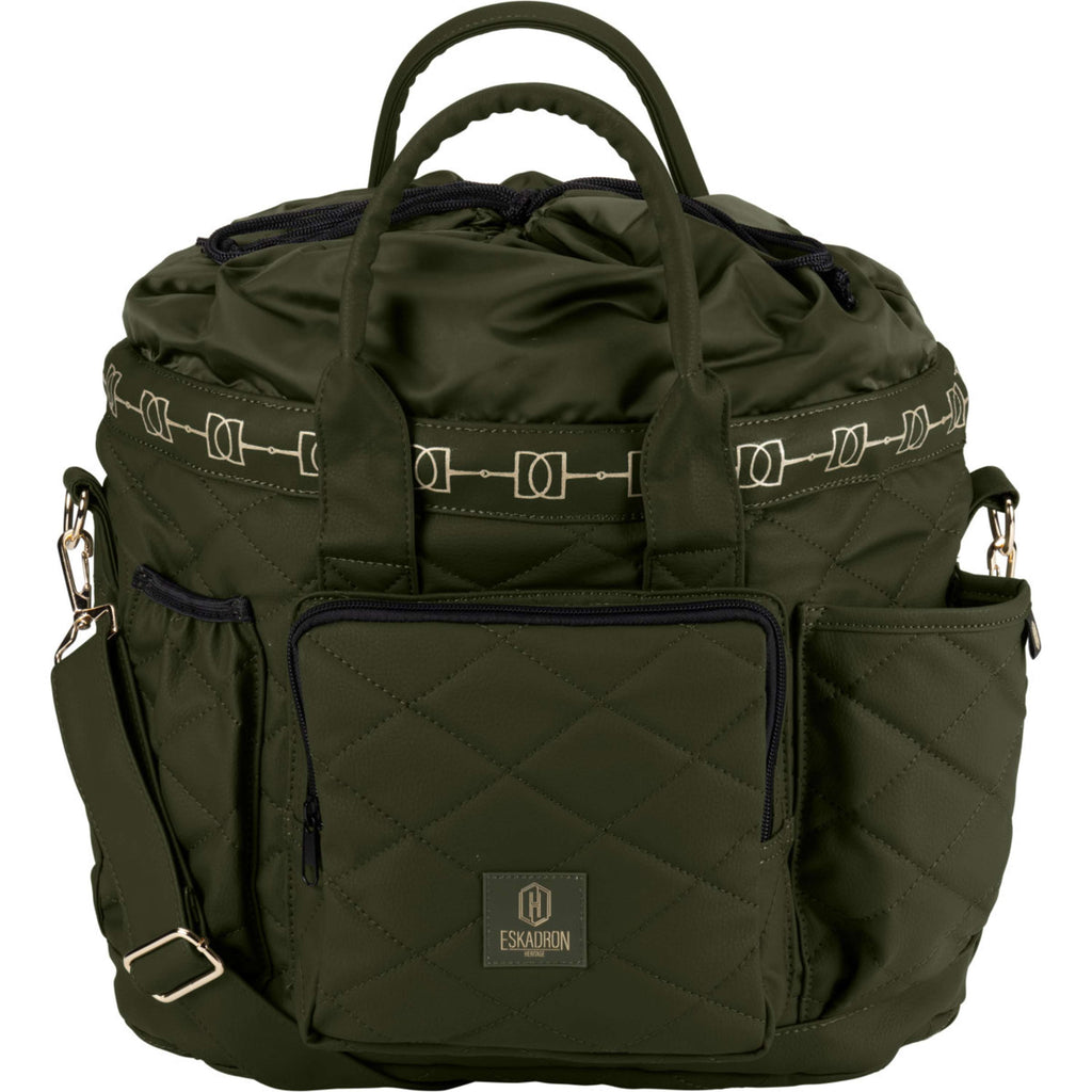 Eskadron Grooming Bag Heritage Faux Leather Deep Moss