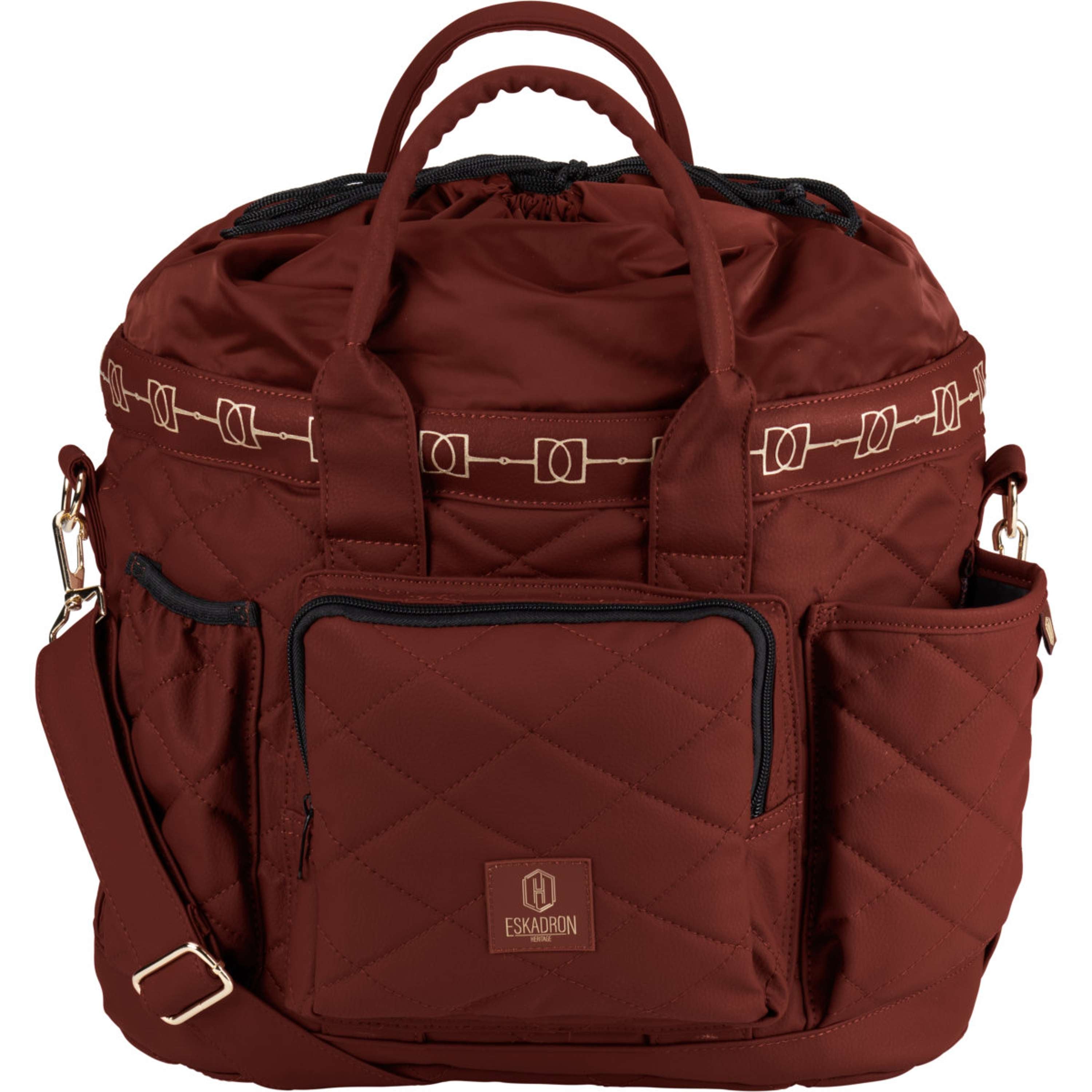 Eskadron Grooming Bag Heritage Faux Leather Merlot