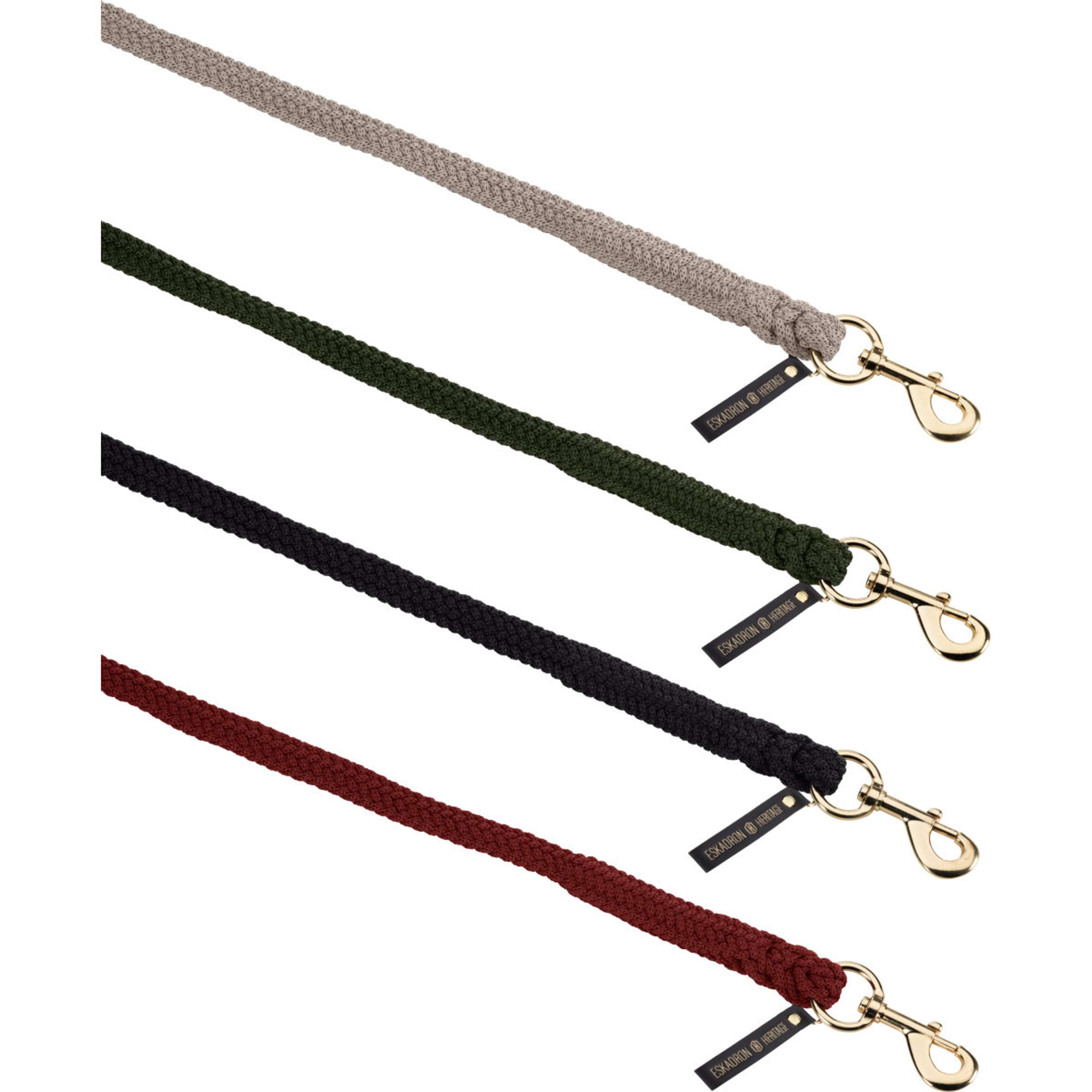 Eskadron Lead Rope Heritage Duralastic with Carabiner Deep Moss