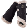 Eskadron Dressage Boots Heritage Faux Leather Faux Fur Jewel Black