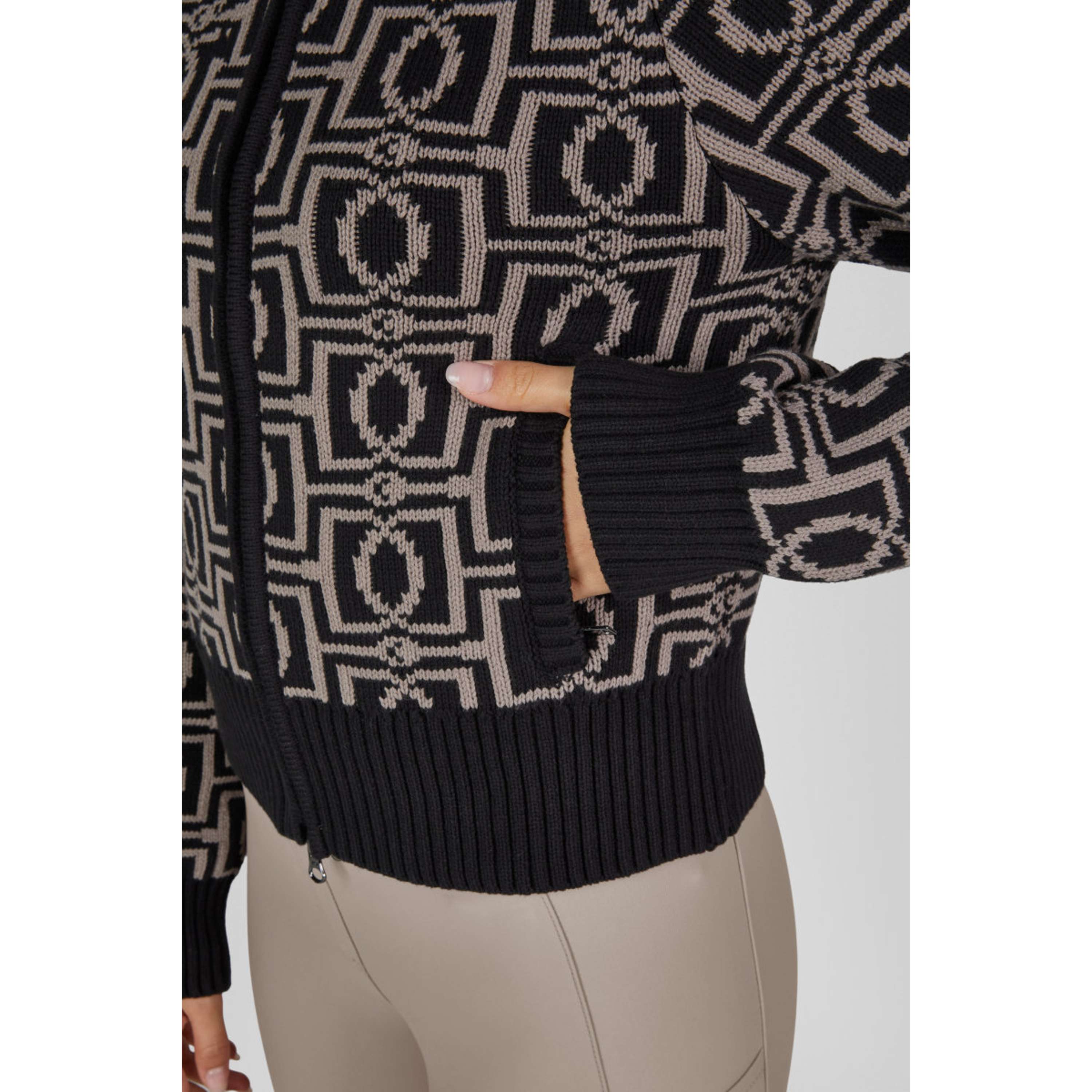 Eskadron Zip-Hoodie Heritage Knit-Zip Black