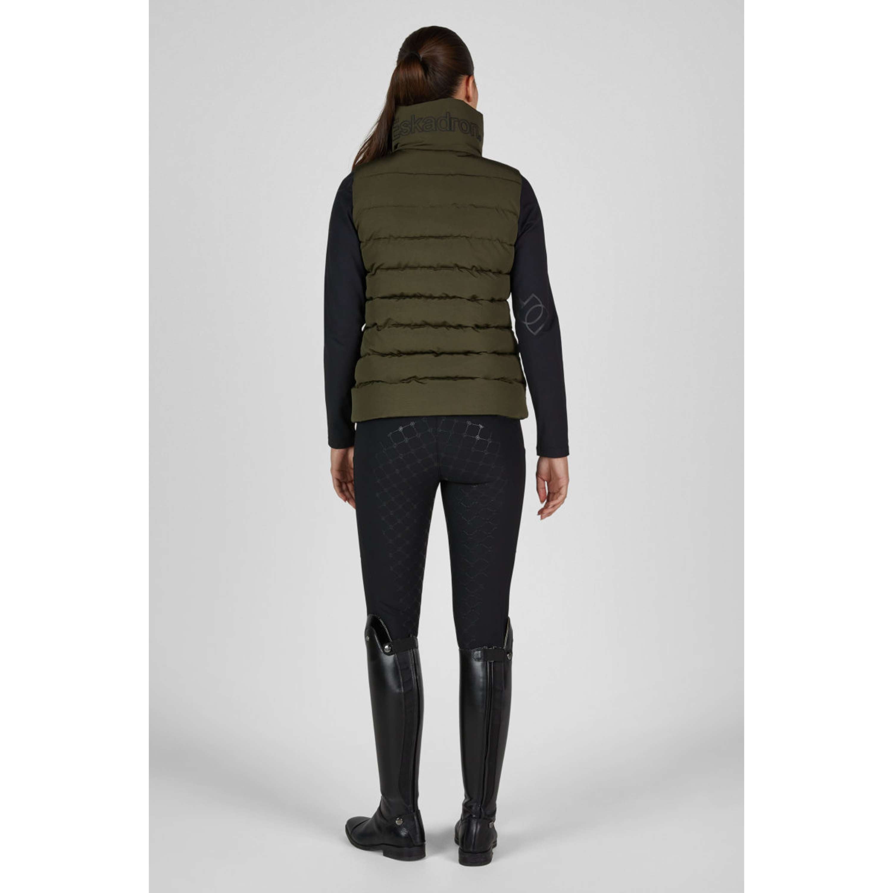 Eskadron Bodywarmer Heritage Quilt Waistcoat Deep Moss