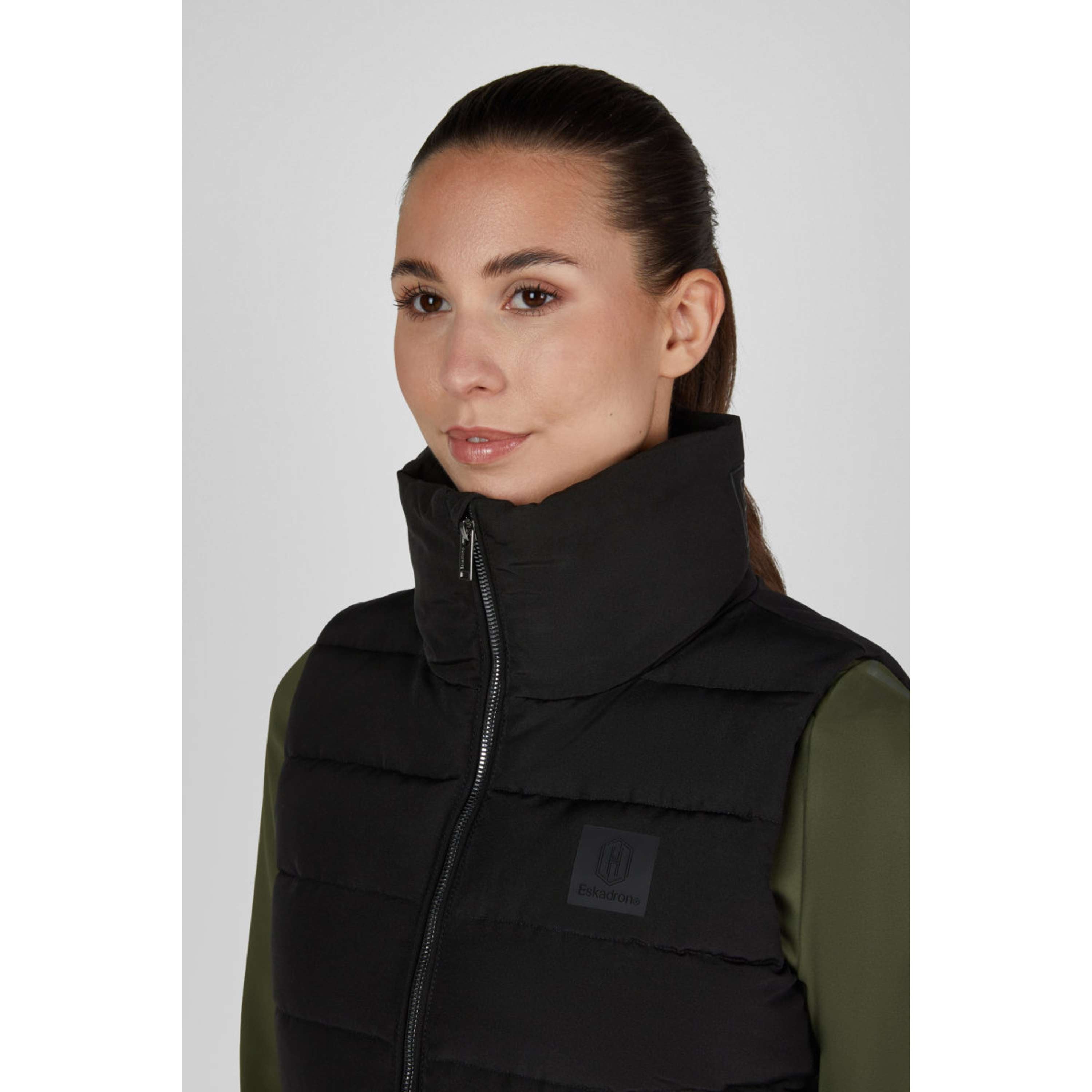 Eskadron Bodywarmer Heritage Quilt Waistcoat Black