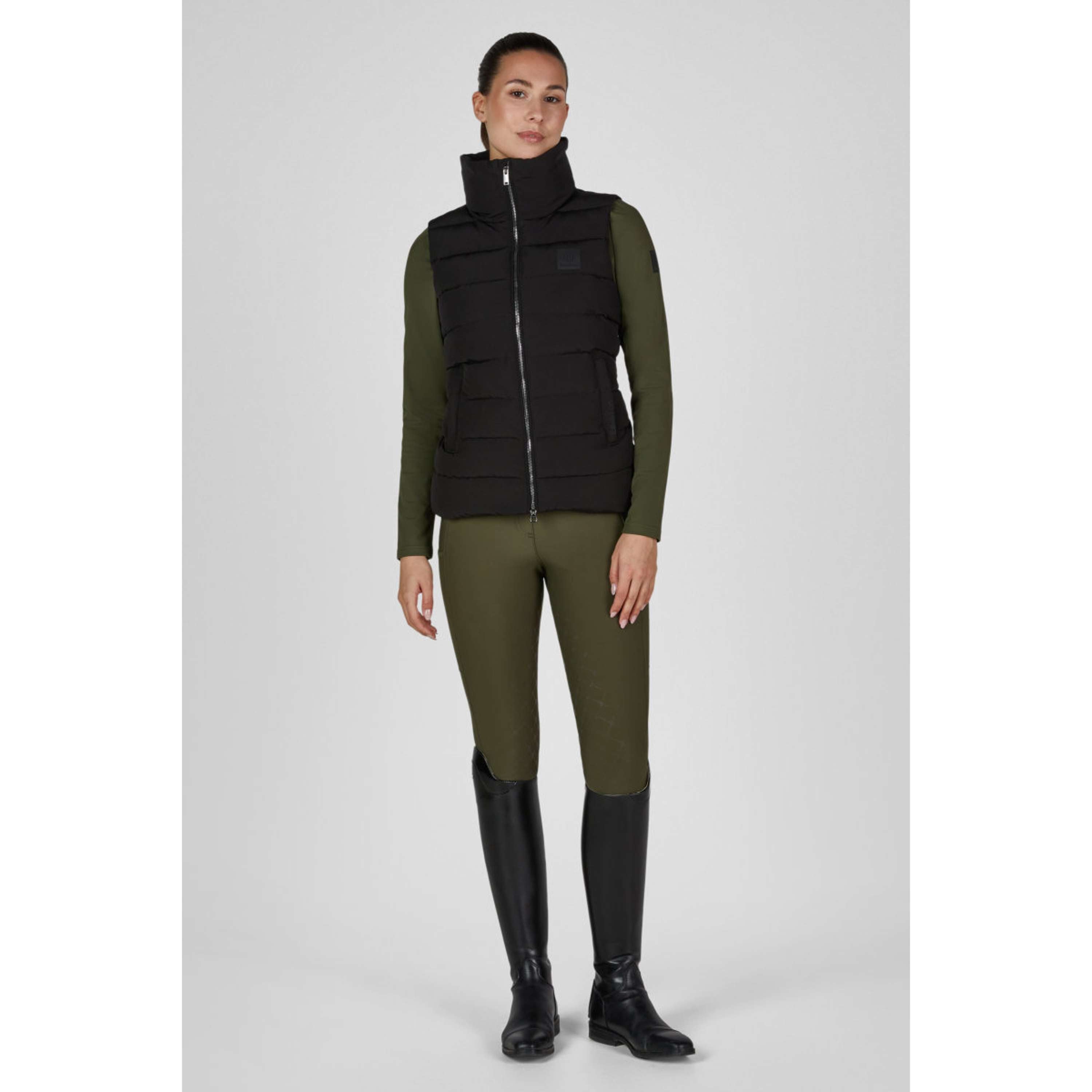 Eskadron Bodywarmer Heritage Quilt Waistcoat Black