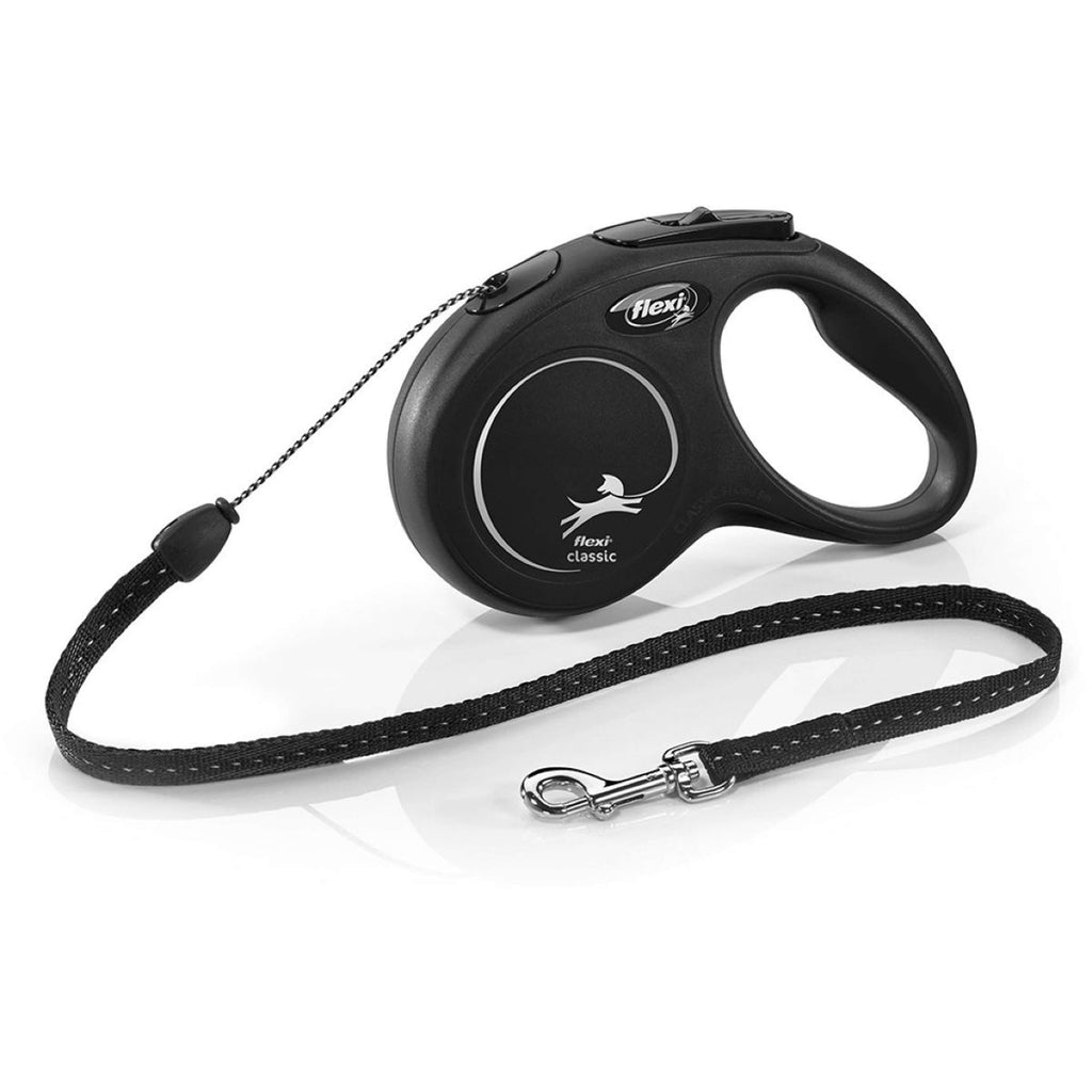 Flexi Leash New Classic-cord Black