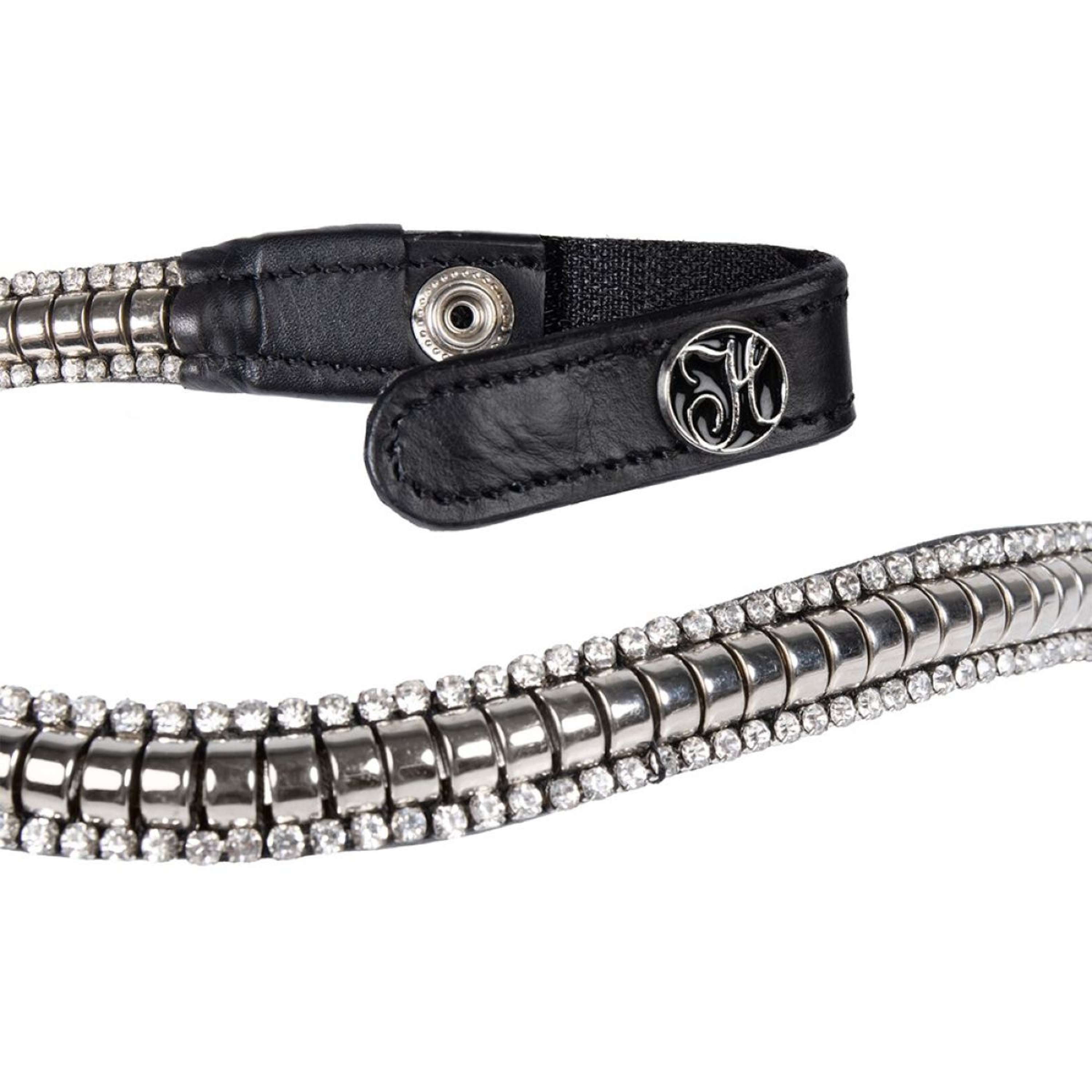 Harry's Horse Browband Clincher Silver