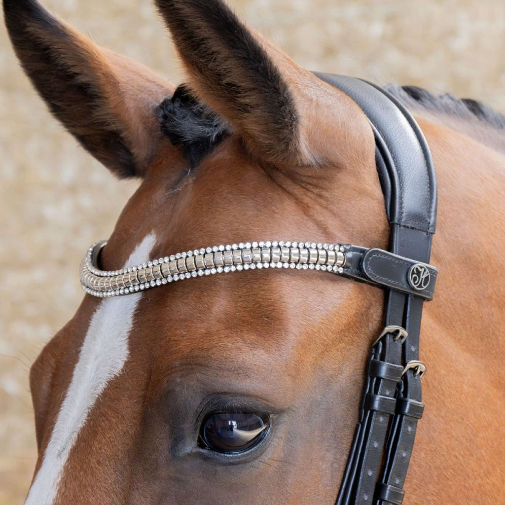 Harry's Horse Browband Clincher Silver