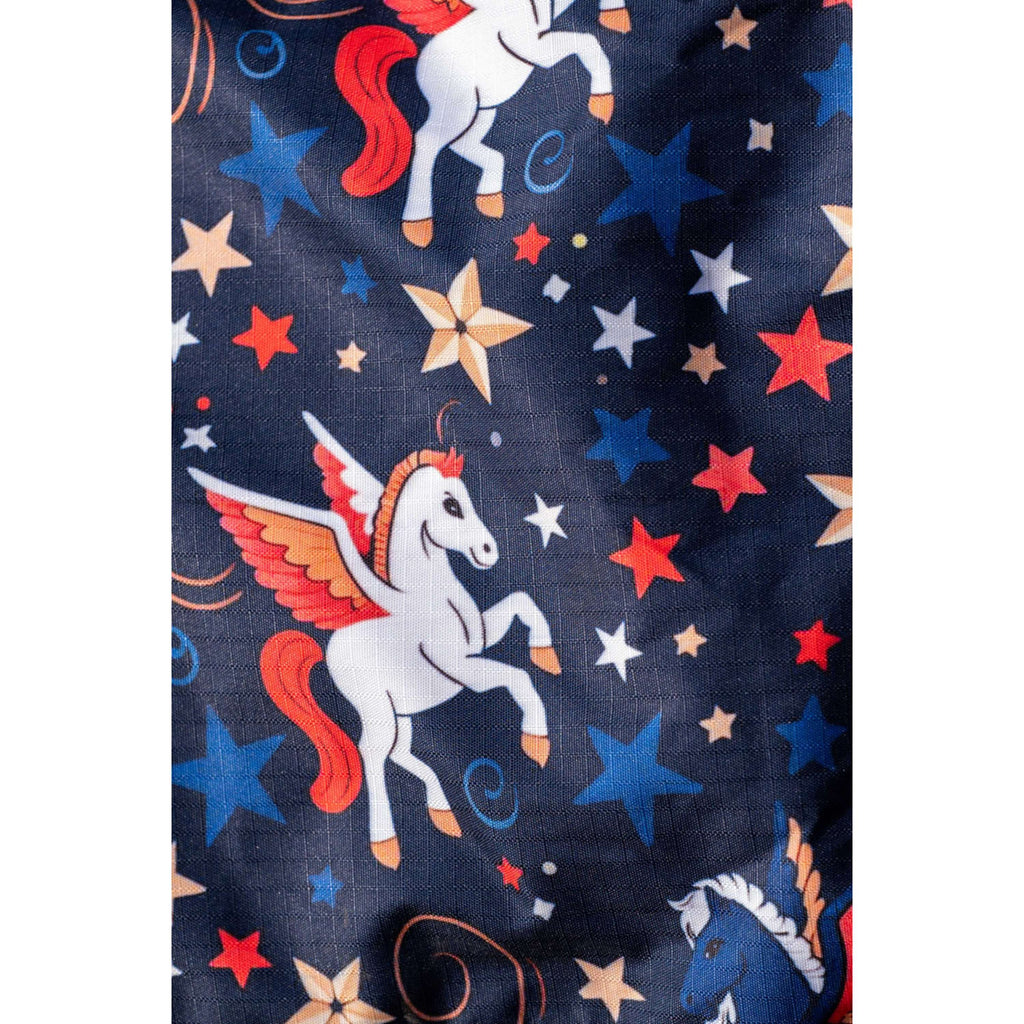 HB Outdoor Rug Little Sizes navy flying horse