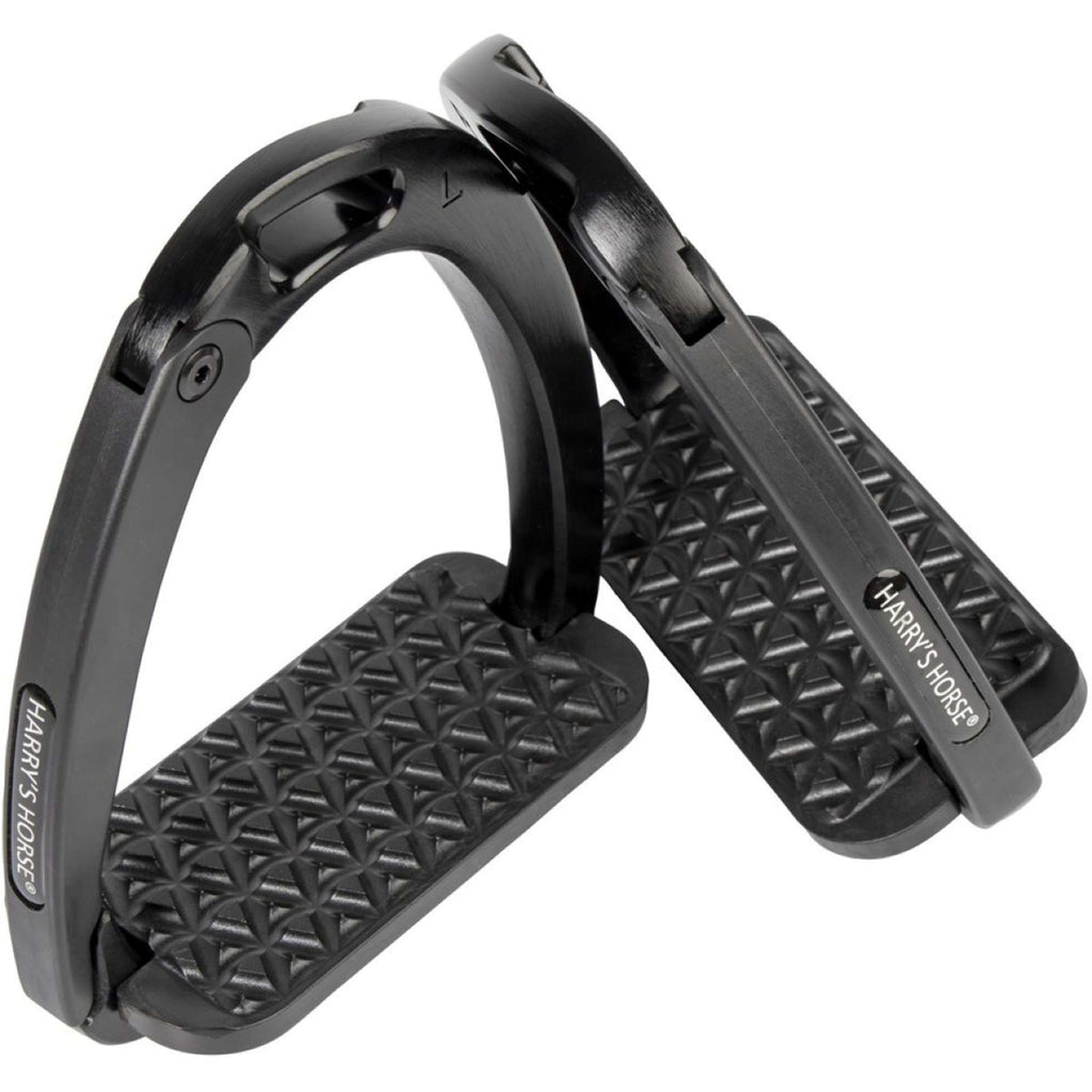 Harry's Horse Safety Stirrups Safe Release Stainless Steel