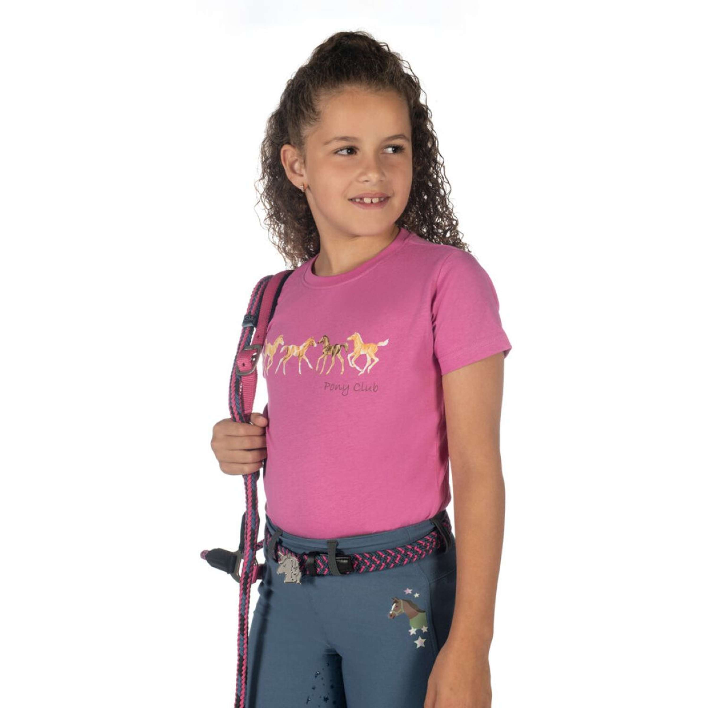 HKM T-Shirt Pony Club Pink