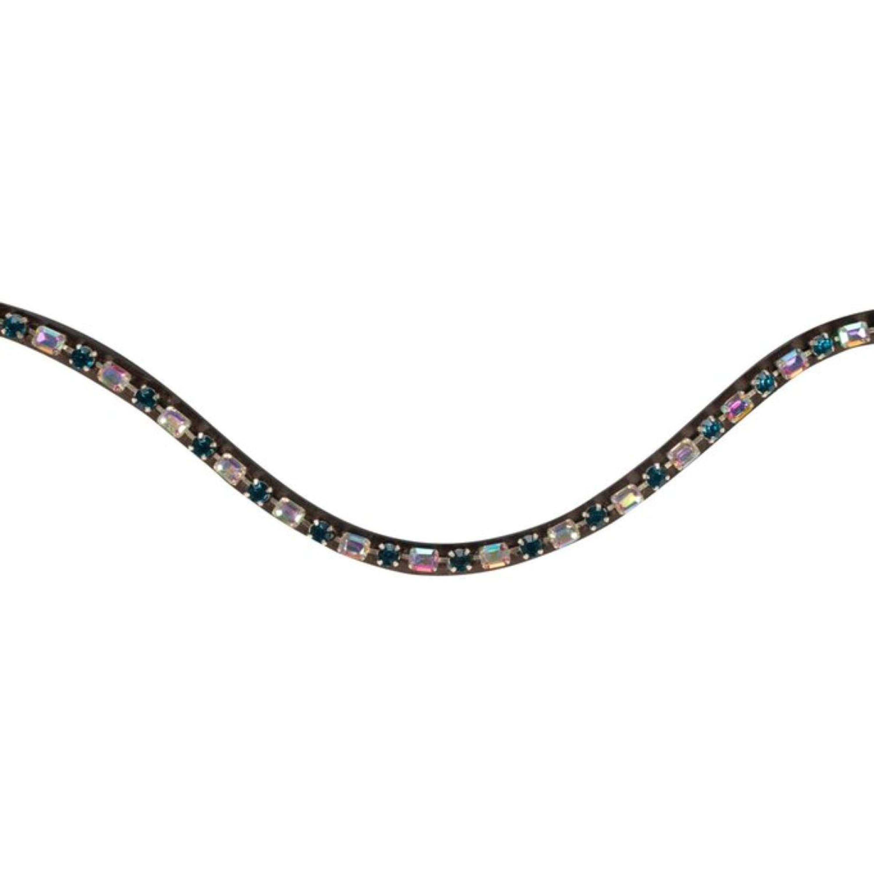 HKM Browband Amazing Petrol/Brown
