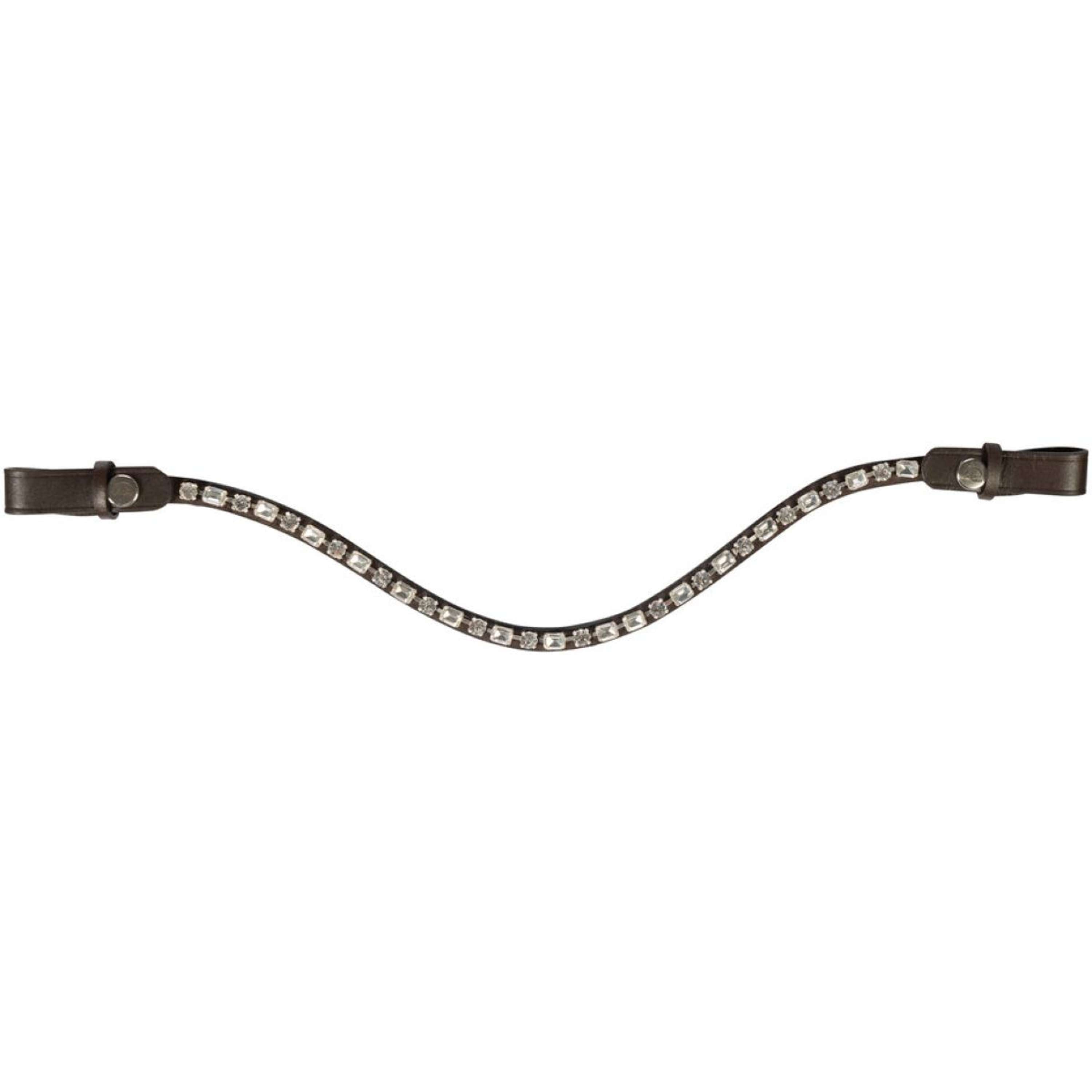 HKM Browband Amazing Brown/Silver