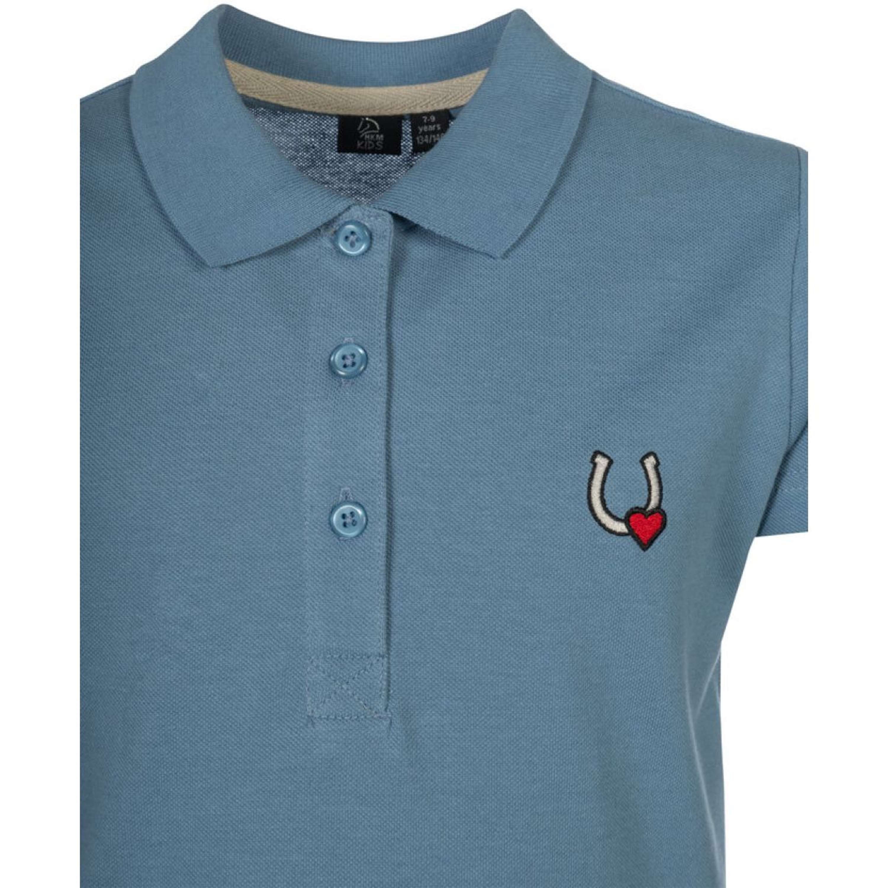 HKM Poloshirt Claire Smoke Blue