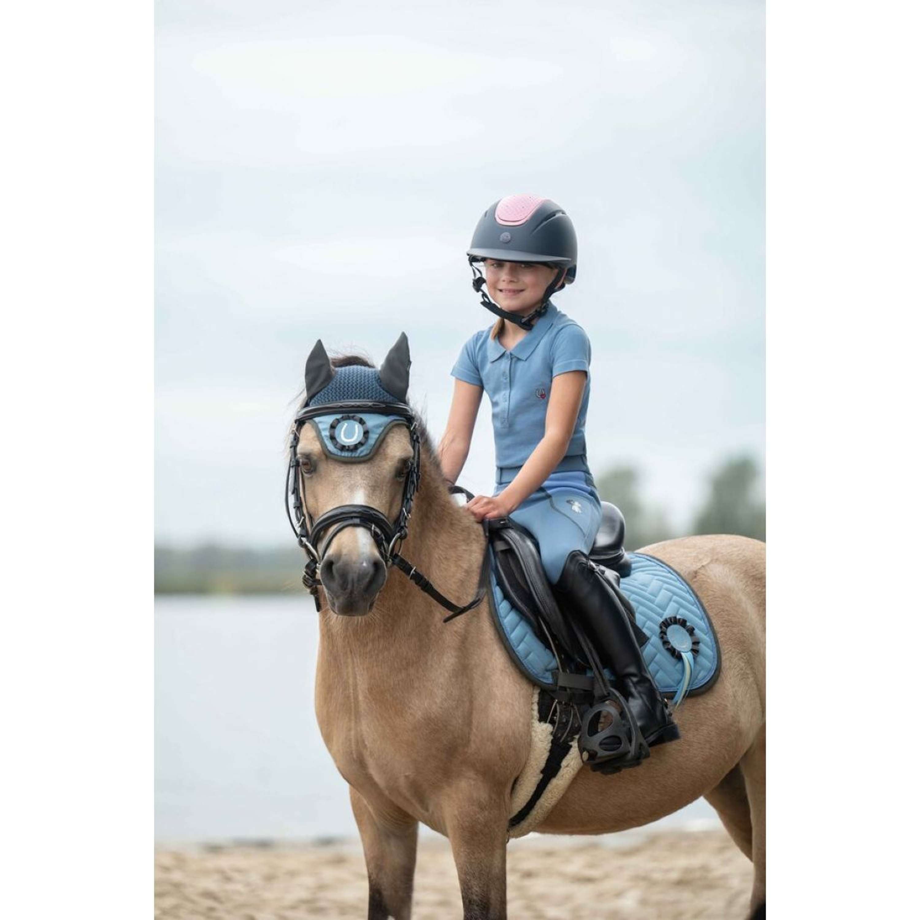 HKM Poloshirt Claire Smoke Blue