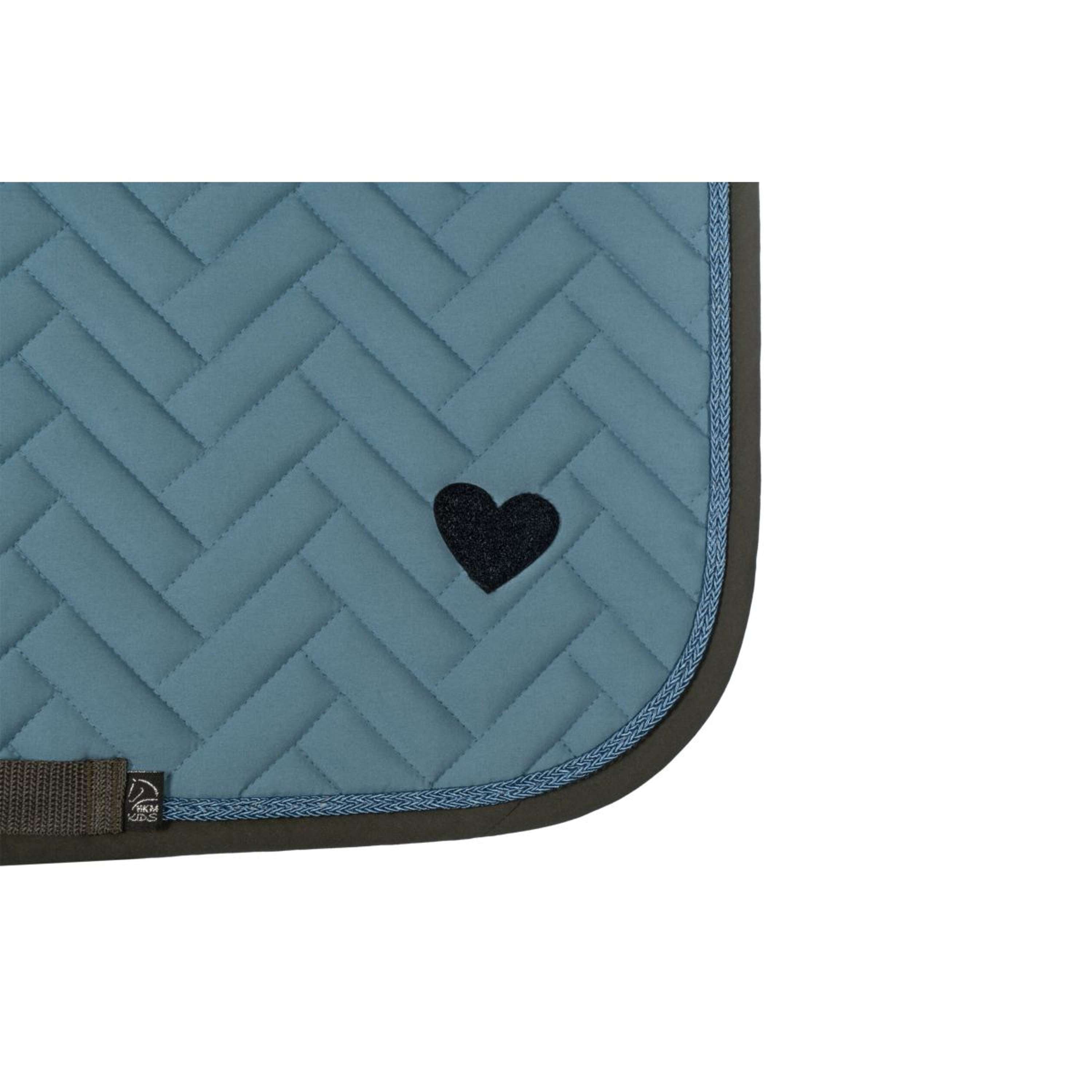 HKM Saddlepad Nele Dressage Smoke Blue