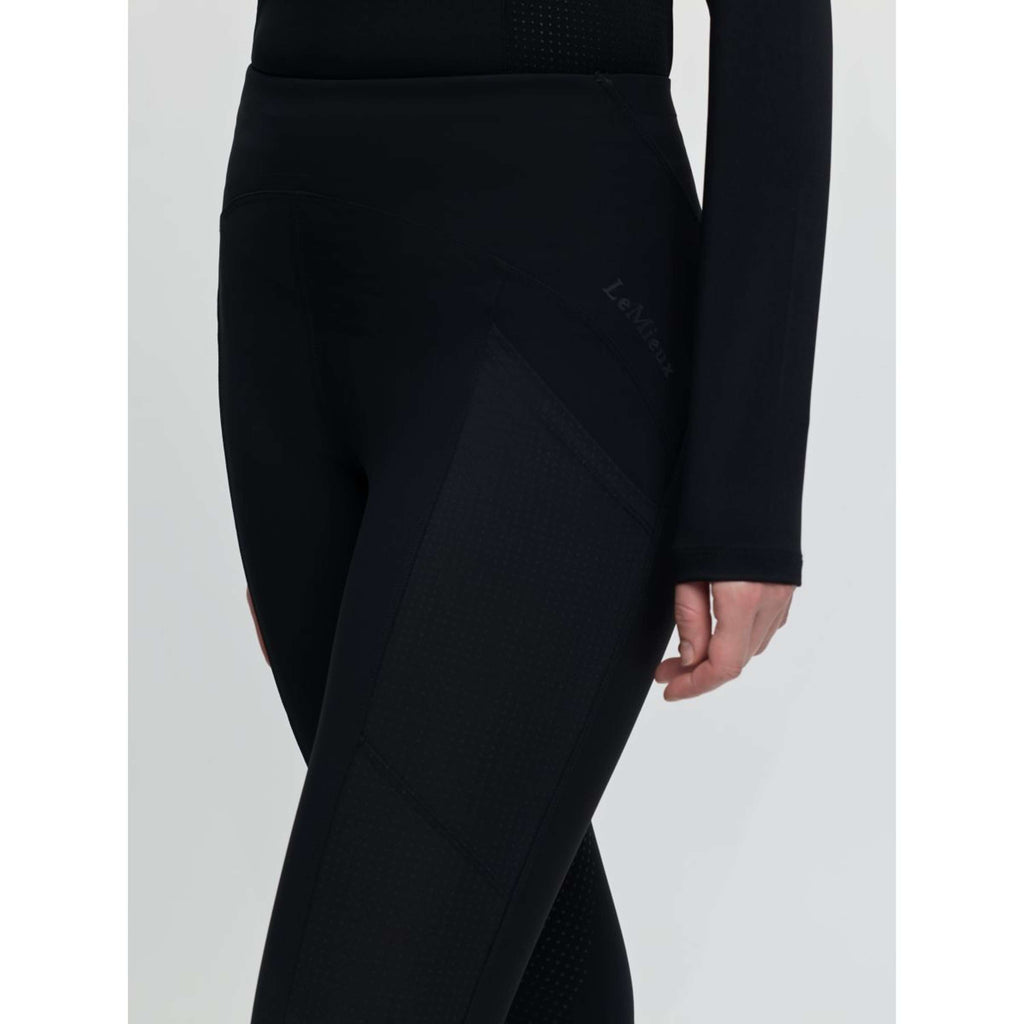 LeMieux Riding Legging Airflow Full Grip Black