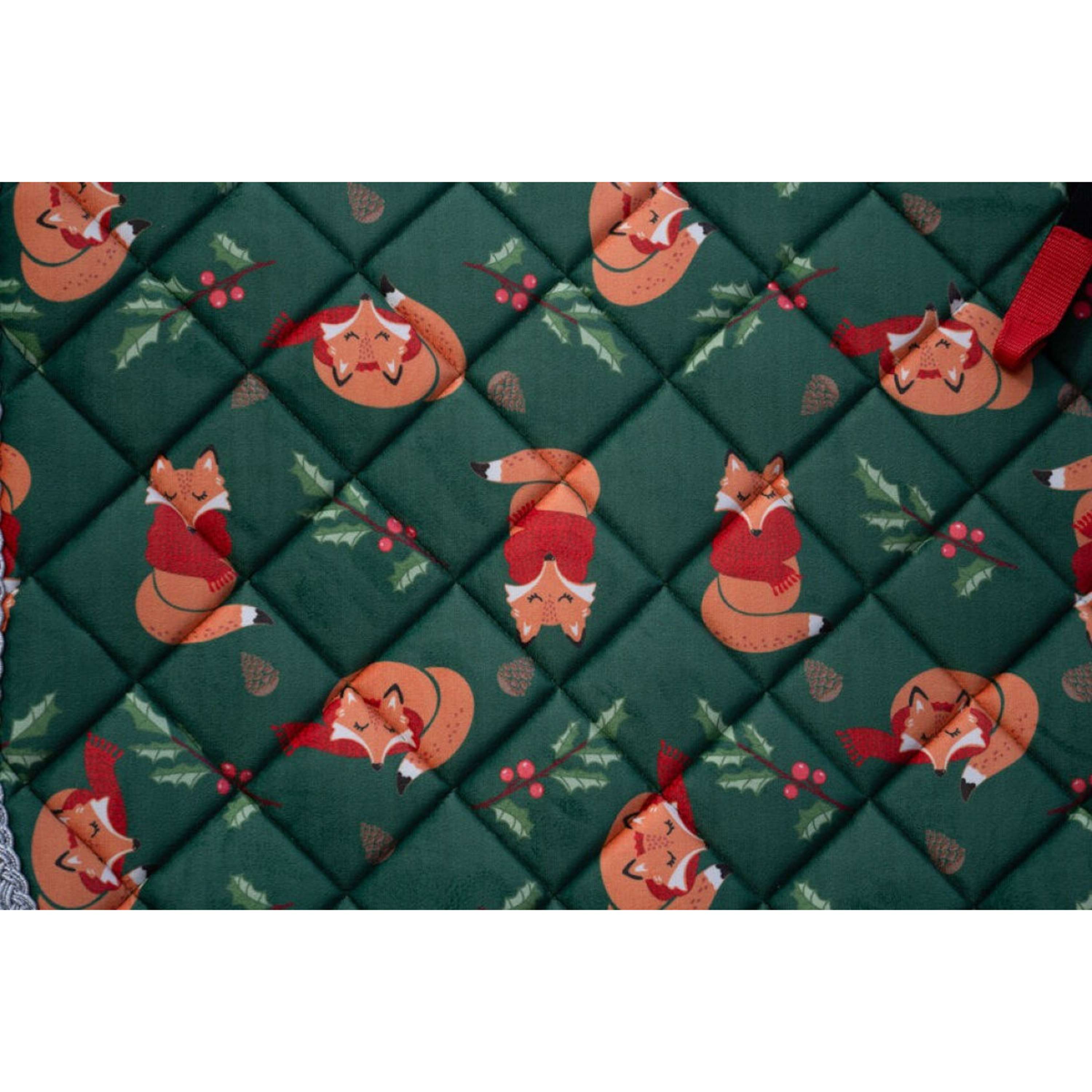 HKM Saddlepad X-Mas Dressage Dark Green