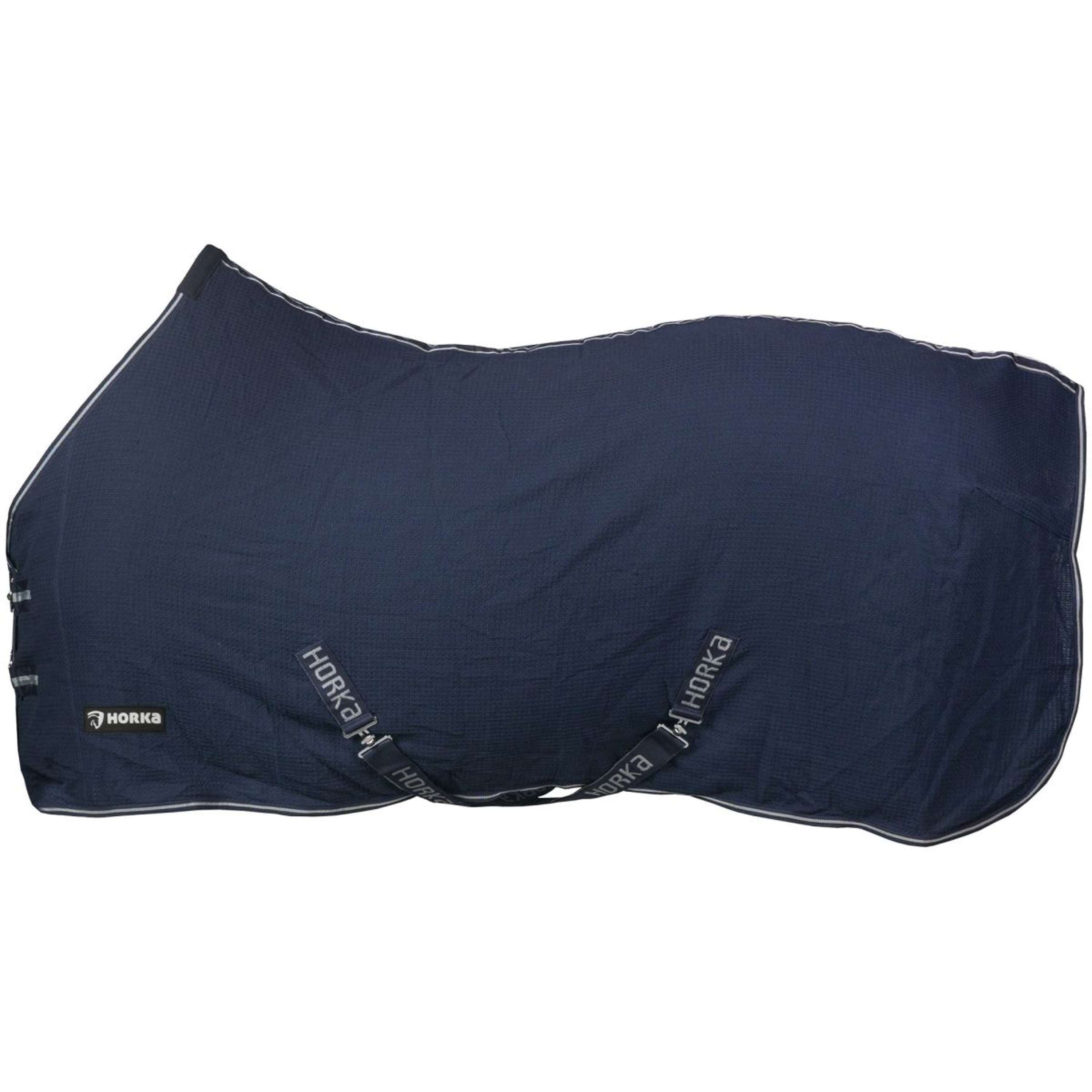 HORKA Sweat Rug Wafflecotton Blue