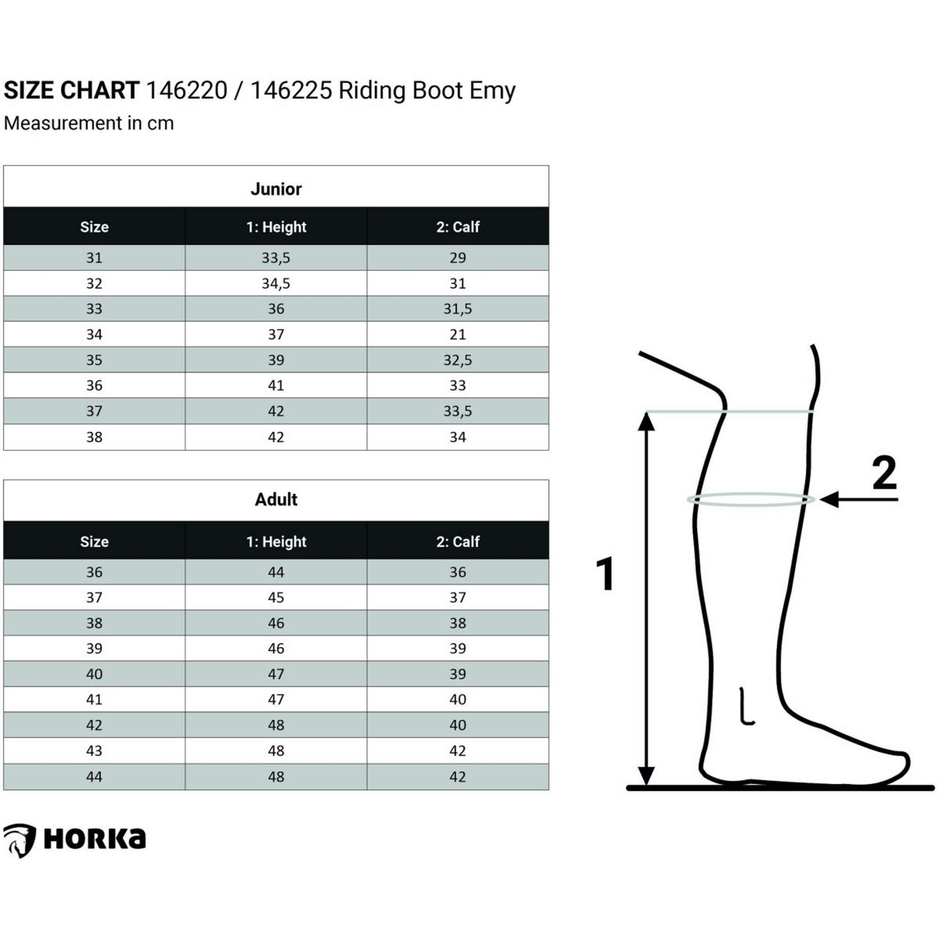 HORKA Boots Emy Junior Black
