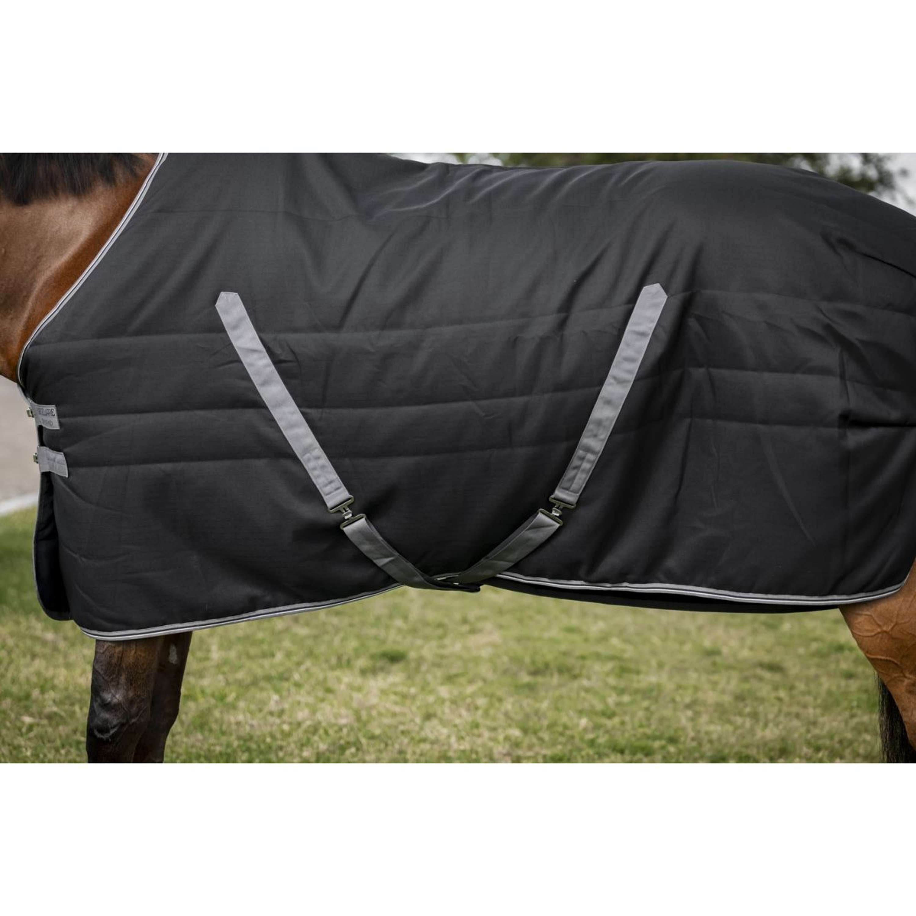 Rambo Stable Rug 400g Black/Thunderstorm Grey/Silver