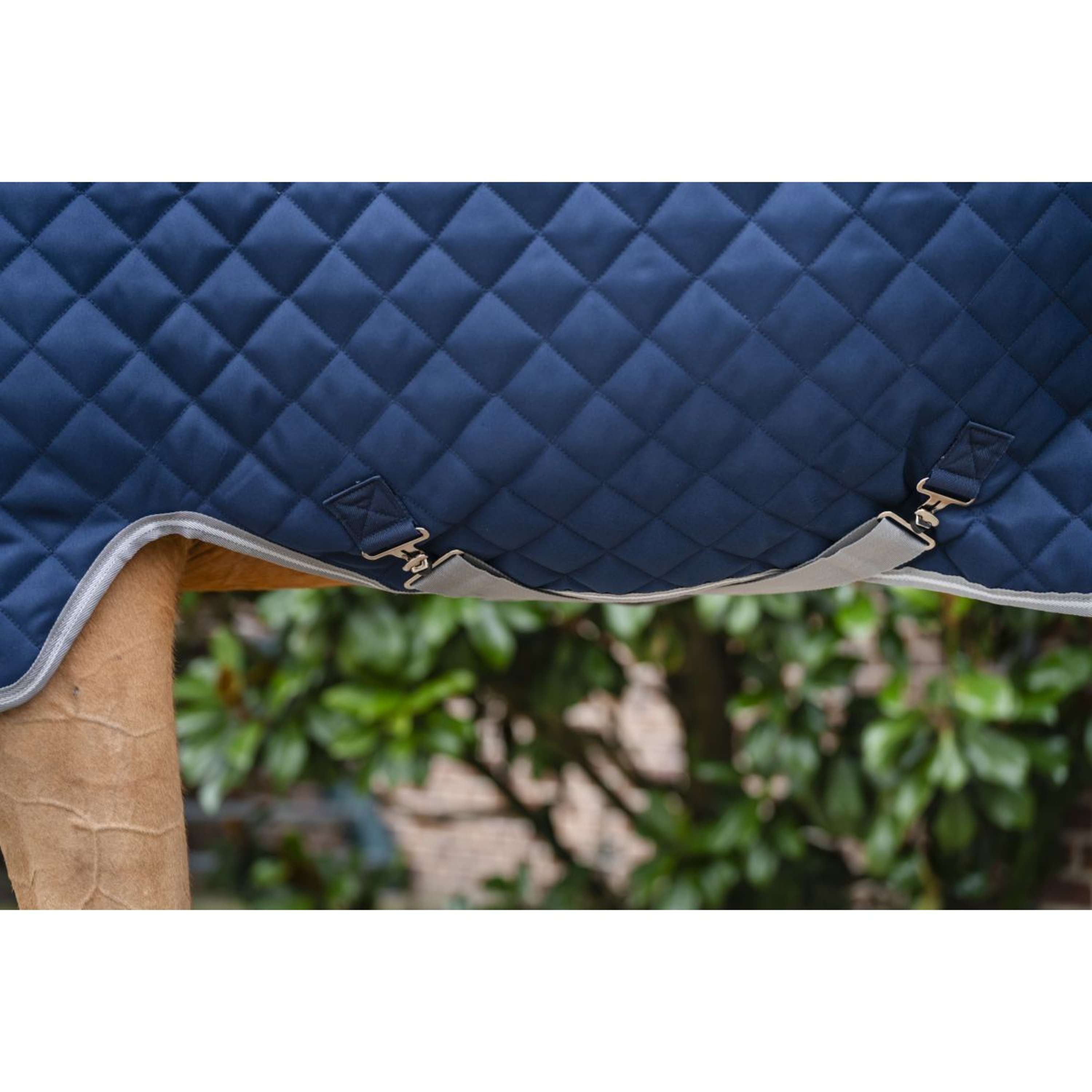 Amigo Quilted Stable Plus 200g Navy/Titanium Grey/Silver
