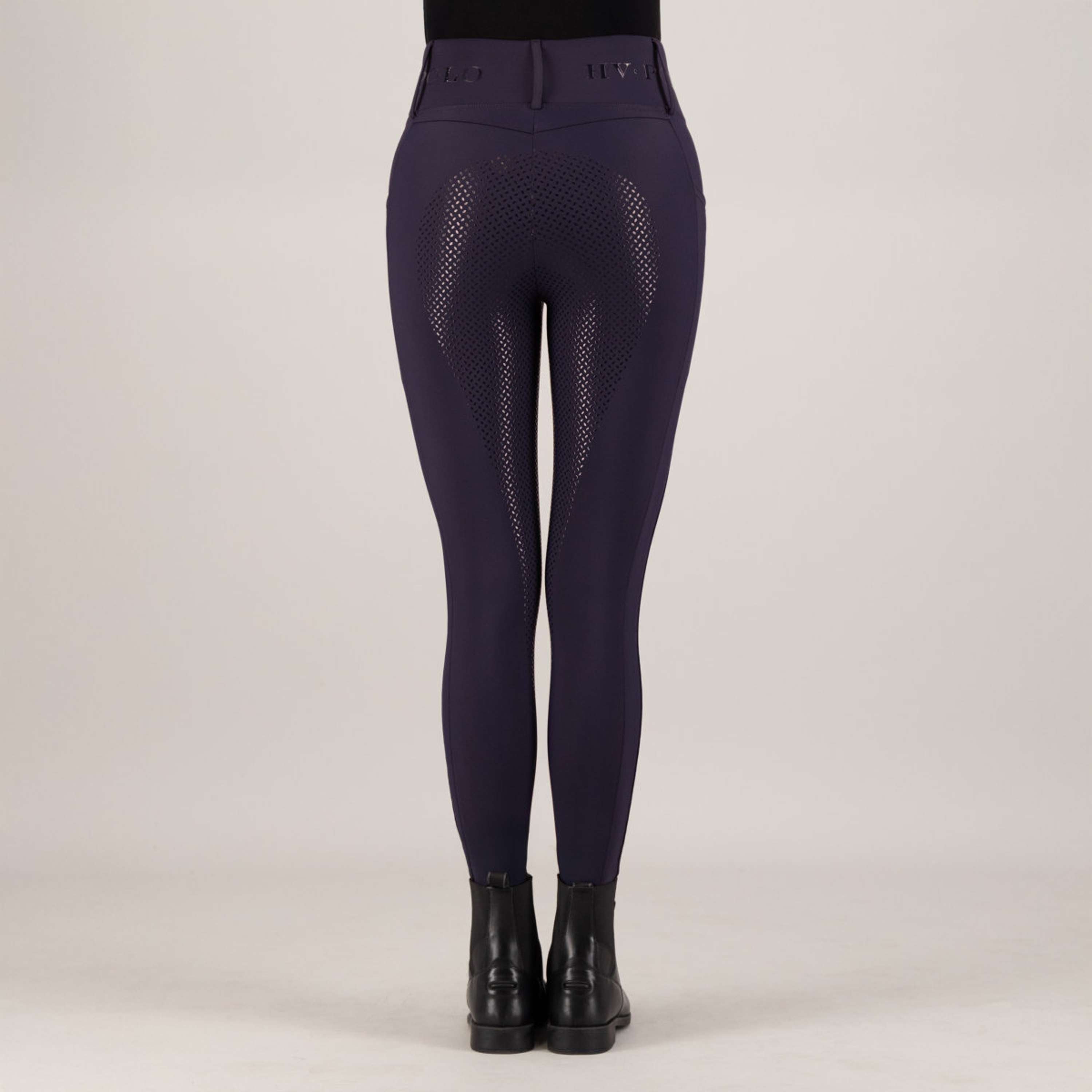 HV Polo Riding Legging HVPFavourite Full Grip Navy