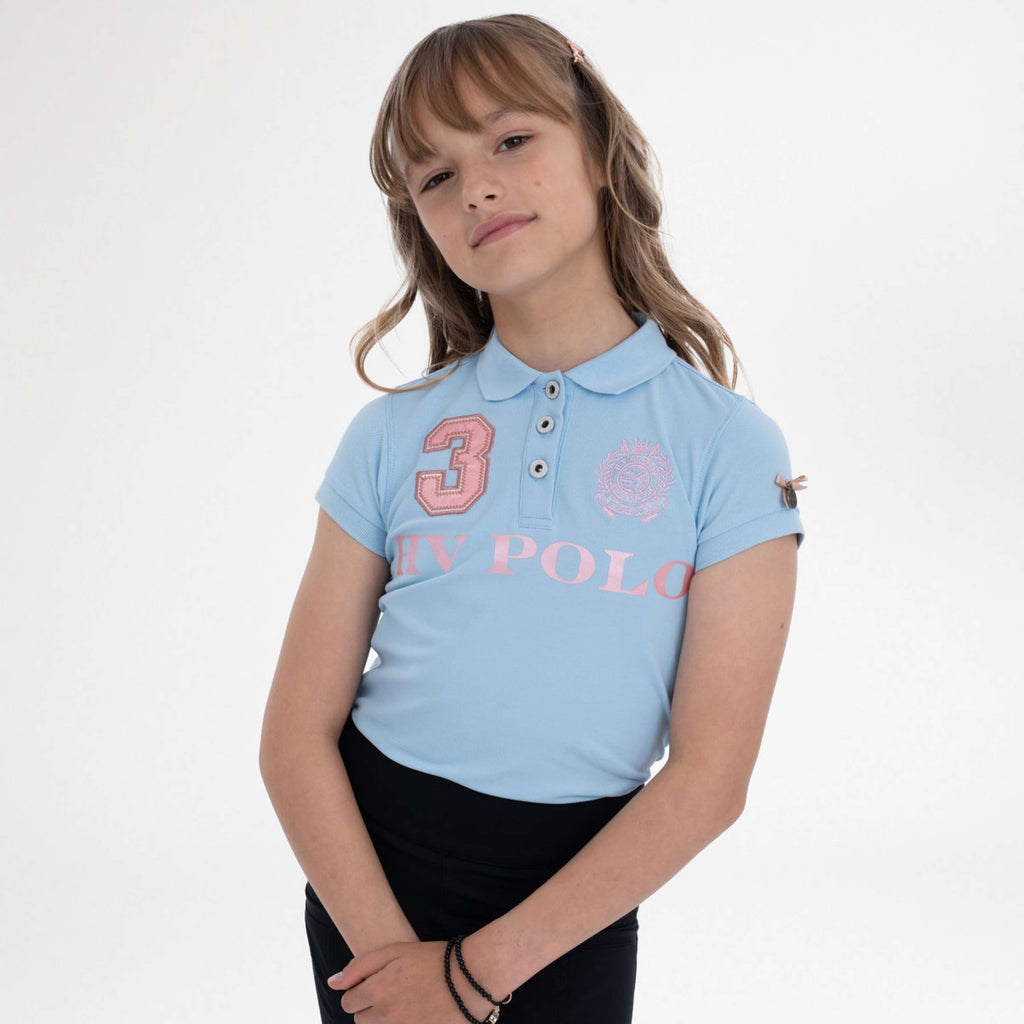 HV Polo Polo Shirt Favouritas EQ Kids Powder Blue