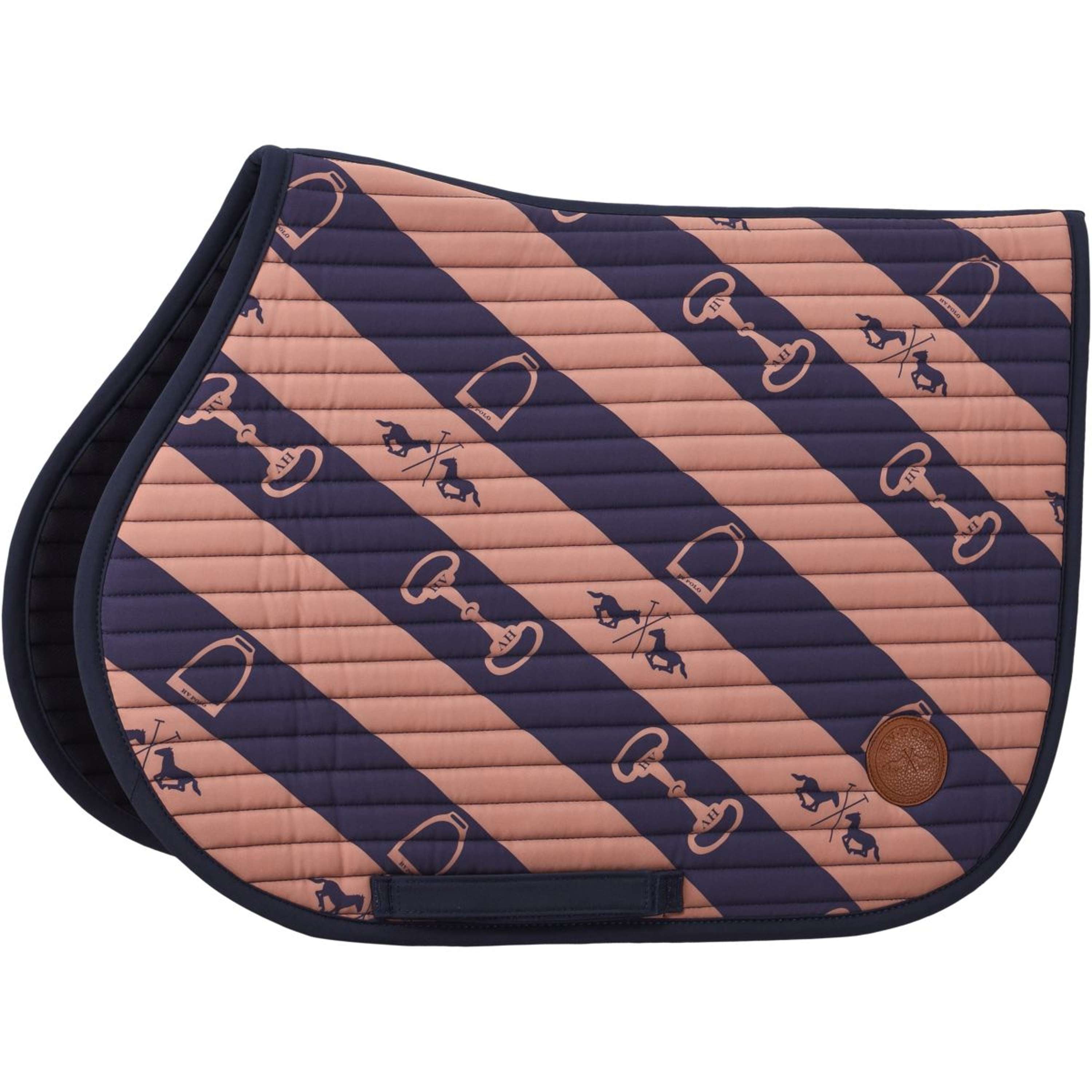 HV Polo Saddlepad HVPGwenny Dressage Navy/Camel