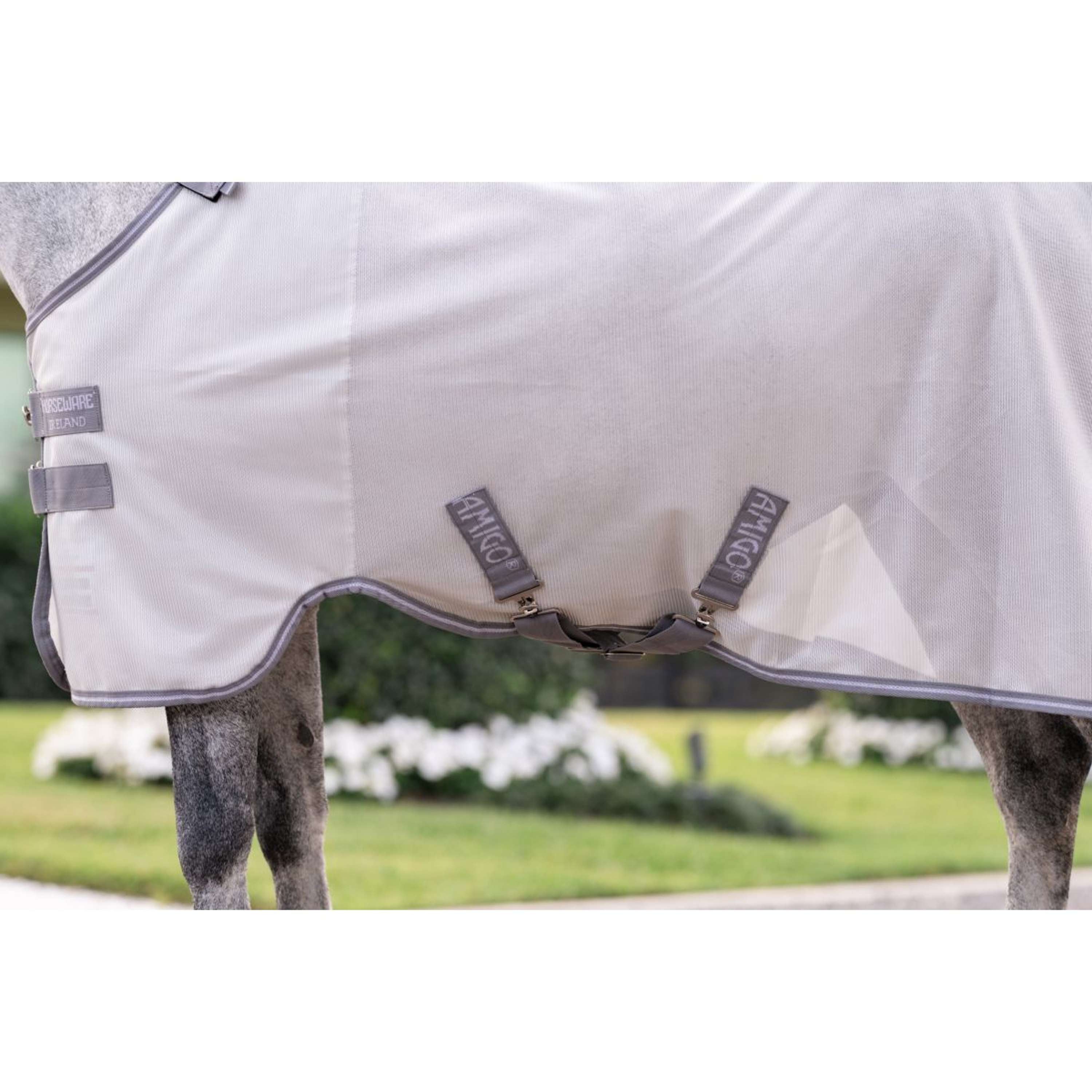 Amigo Bug Rug Plus Pony Silver/Titanium Grey/Silver