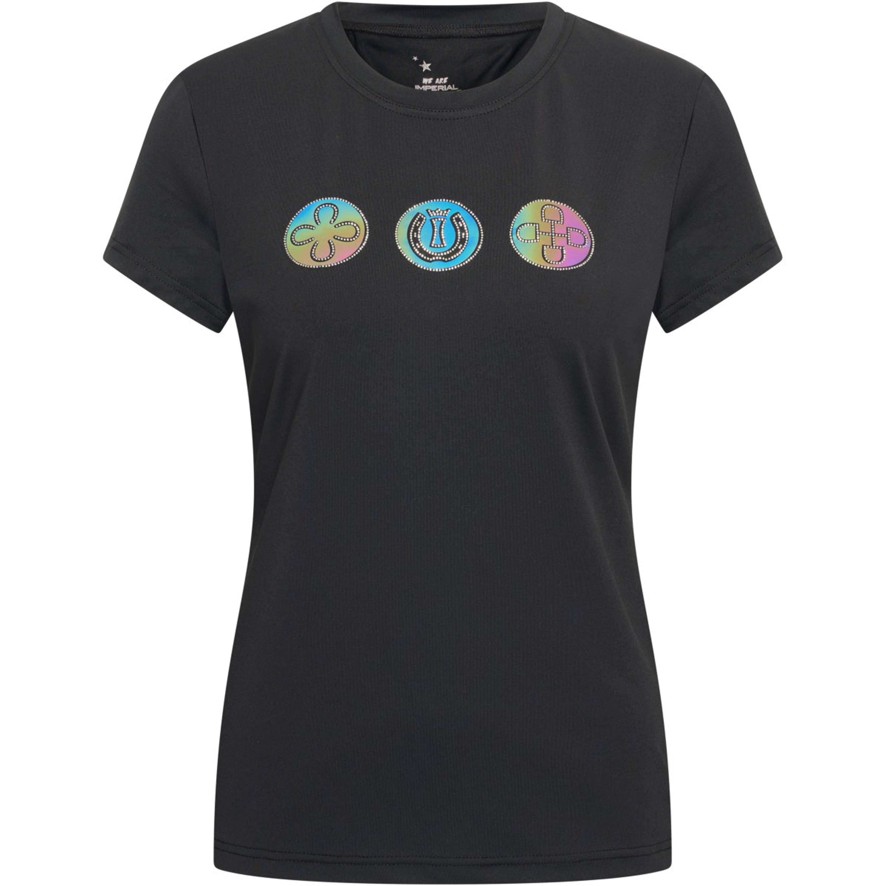 Imperial Riding T-Shirt IRHHolographics Black
