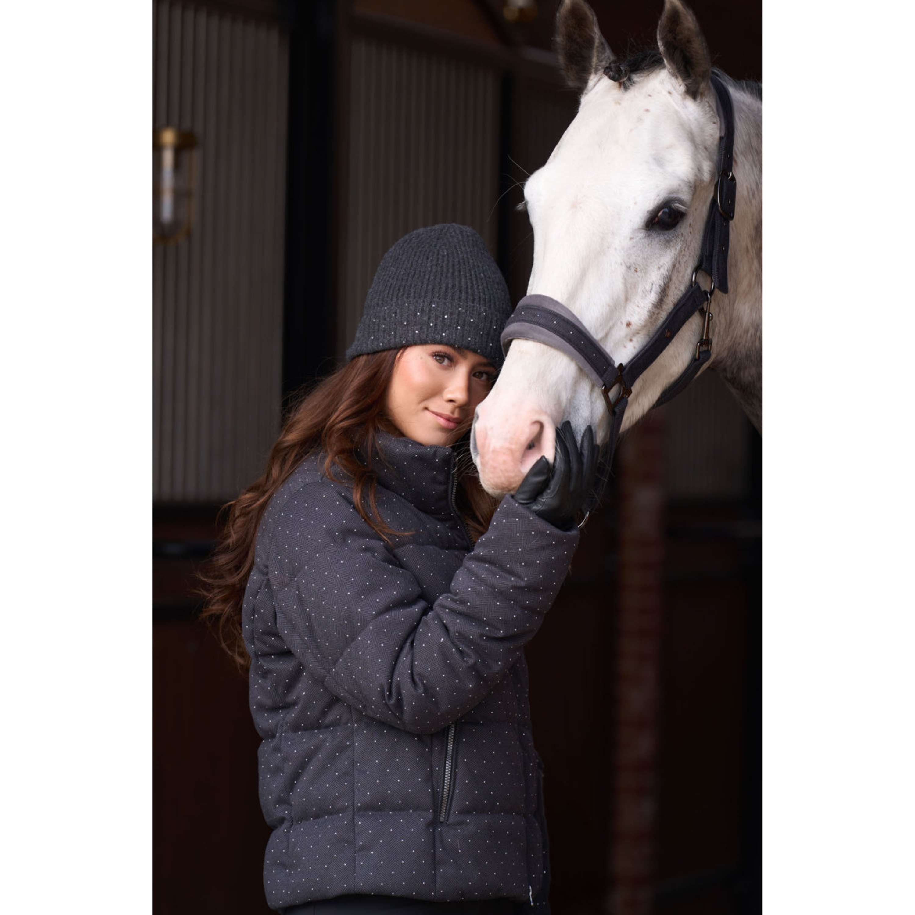 Imperial Riding Halter IRHPenny Herringbone Grey