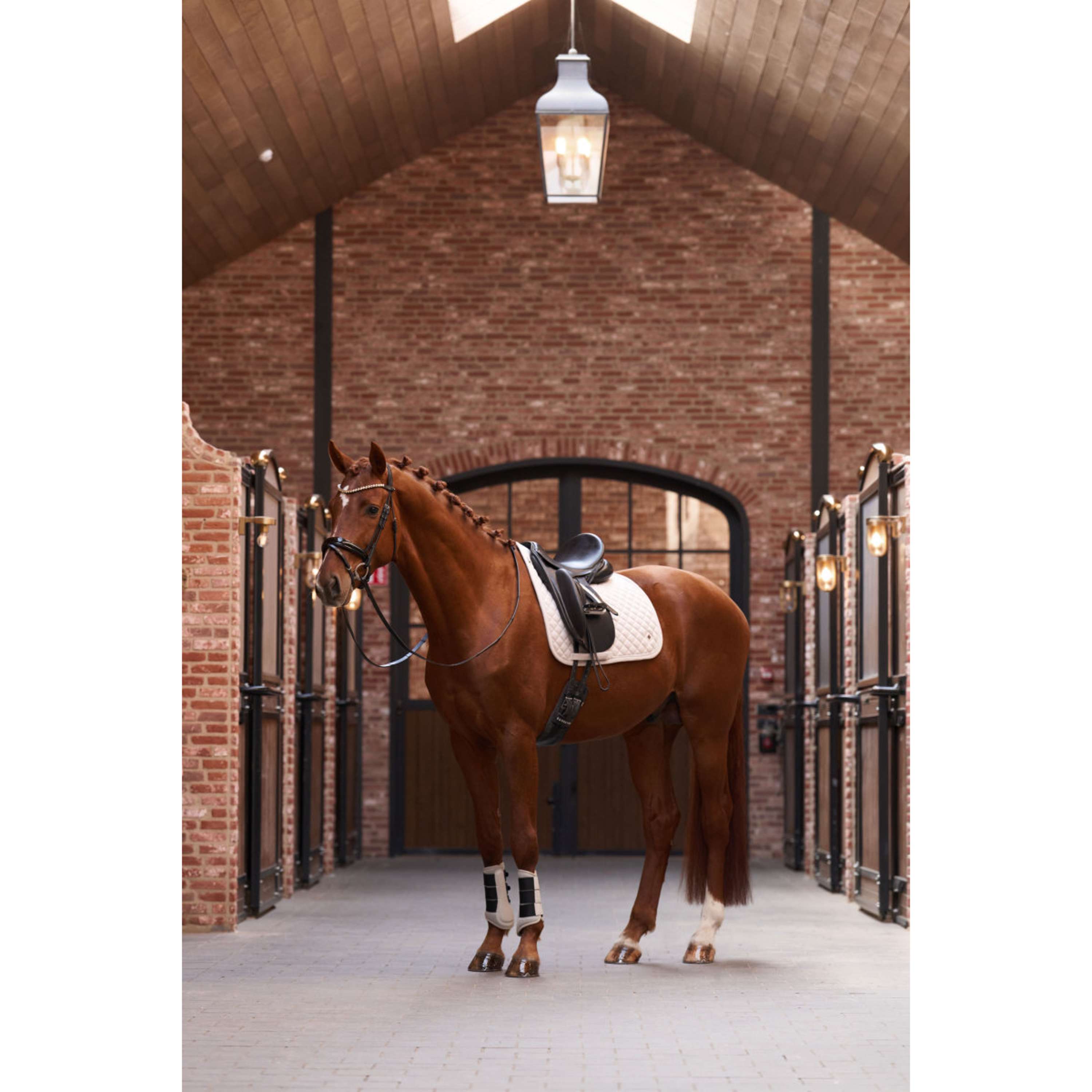 Imperial Riding Saddlepad IRHPenny herringbone Dressage Taupe