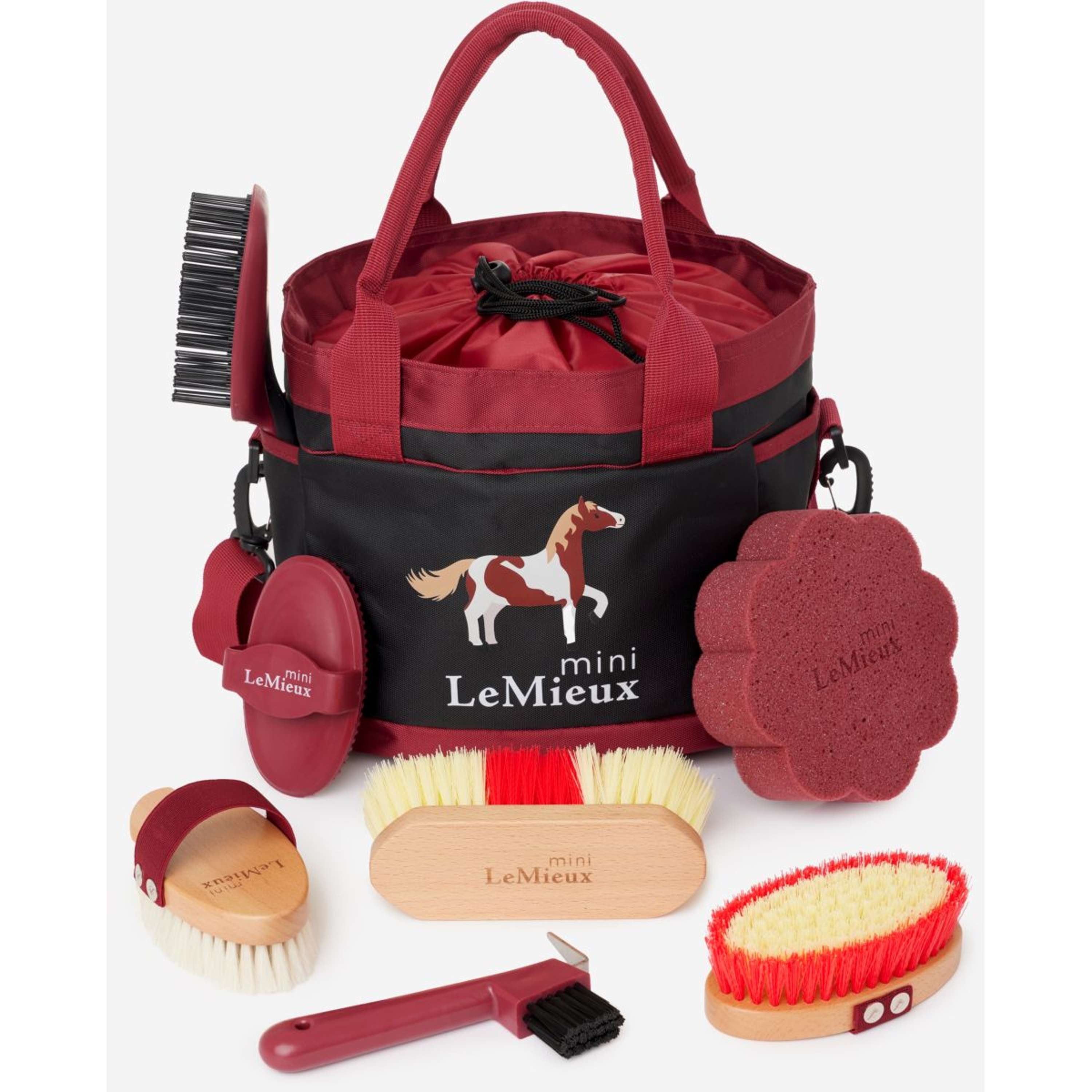 LeMieux Grooming Set Mini Red