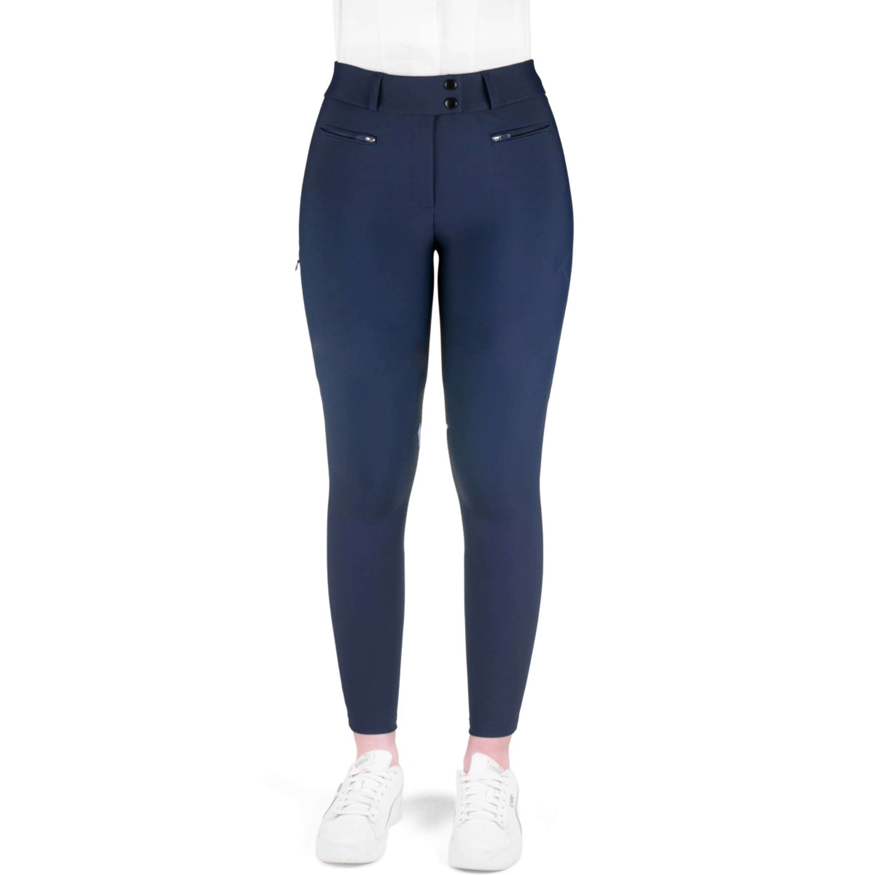 K by EQUITHÈME Breeches Explore Full Grip Navy
