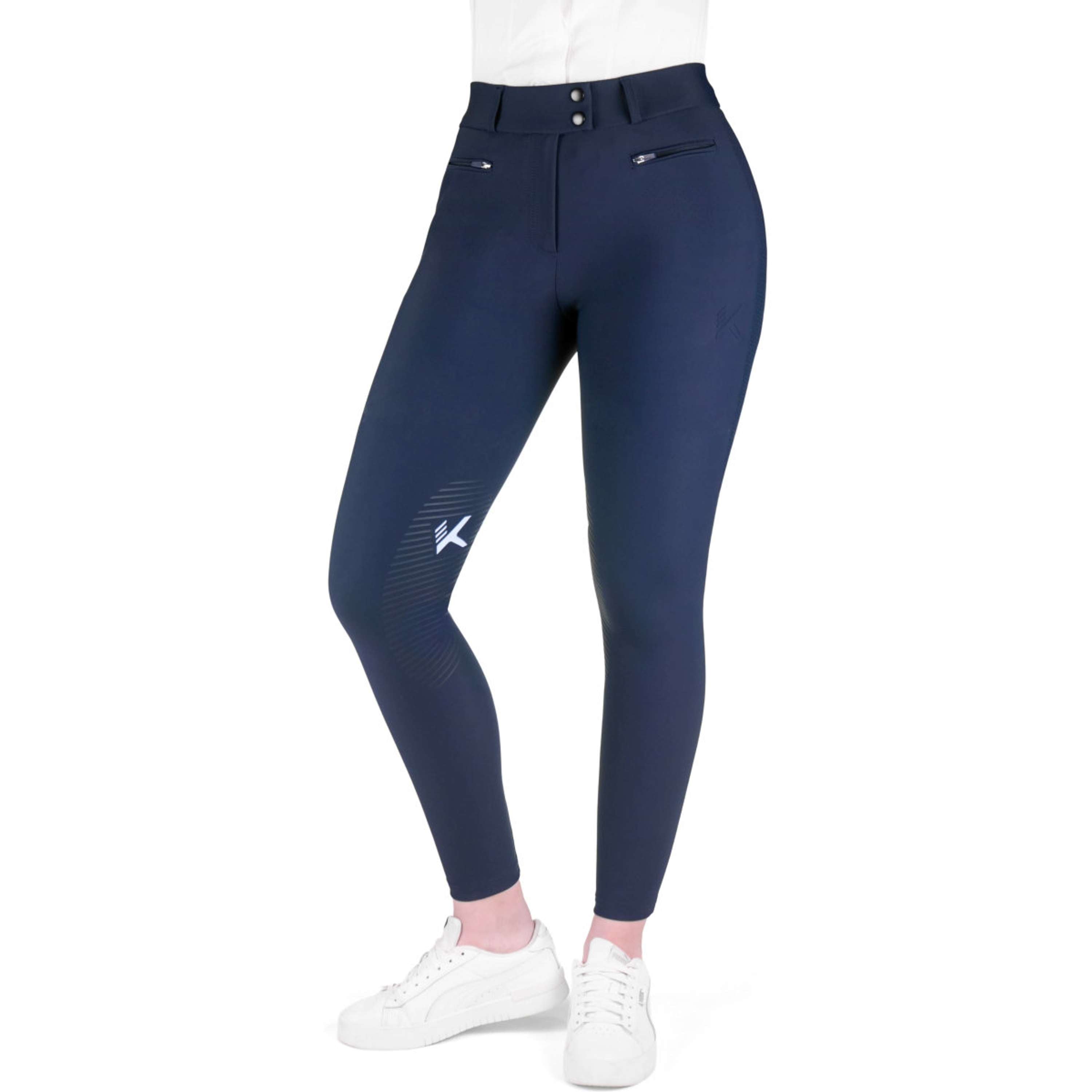 K by EQUITHÈME Breeches Explore Full Grip Navy