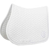 Kentucky Saddlepad Plaited 3D Logo Jumping White