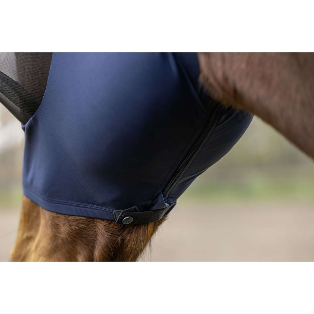 Covalliero Fly Mask FinoStretch Navy