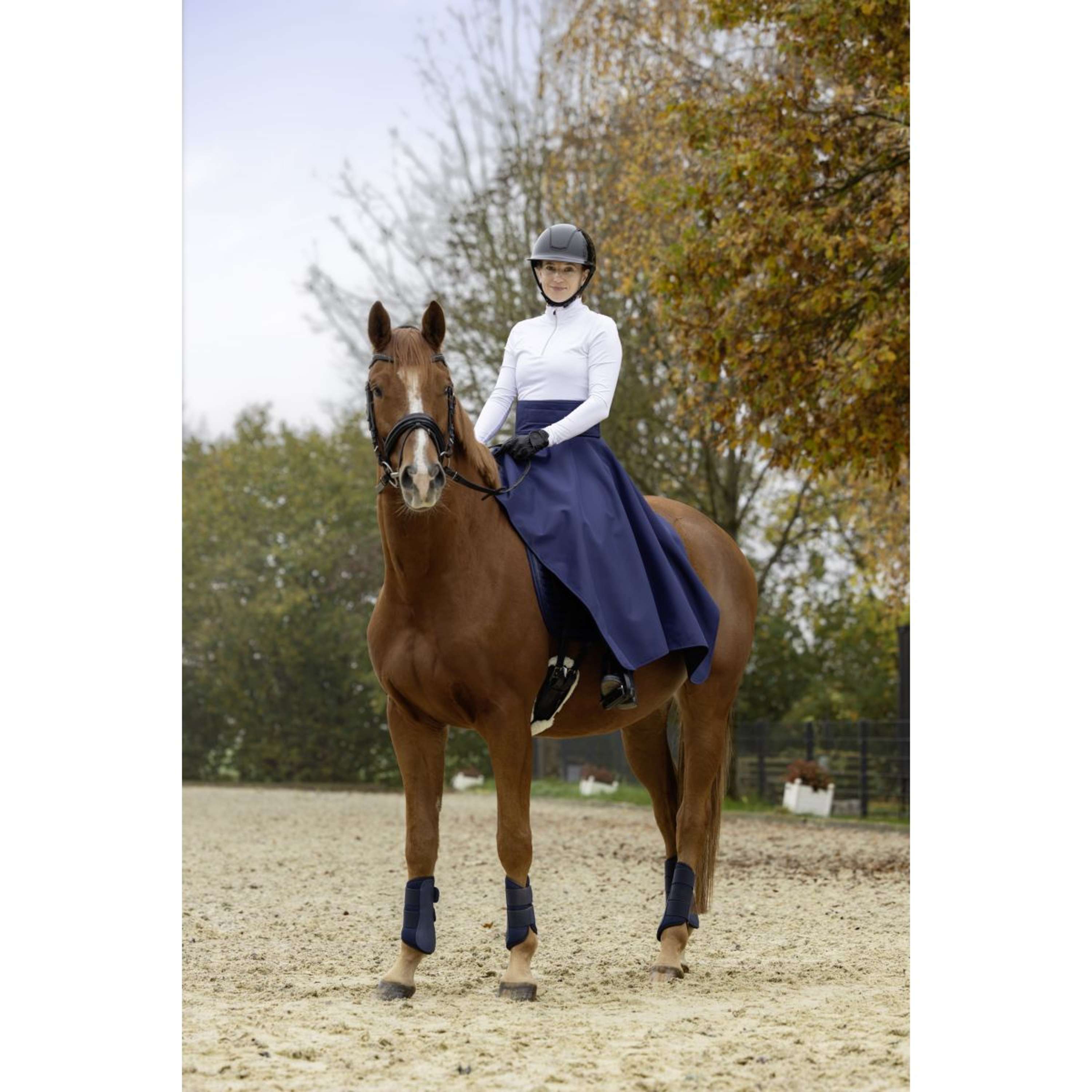 Covalliero Riding Skirt Thermo Navy