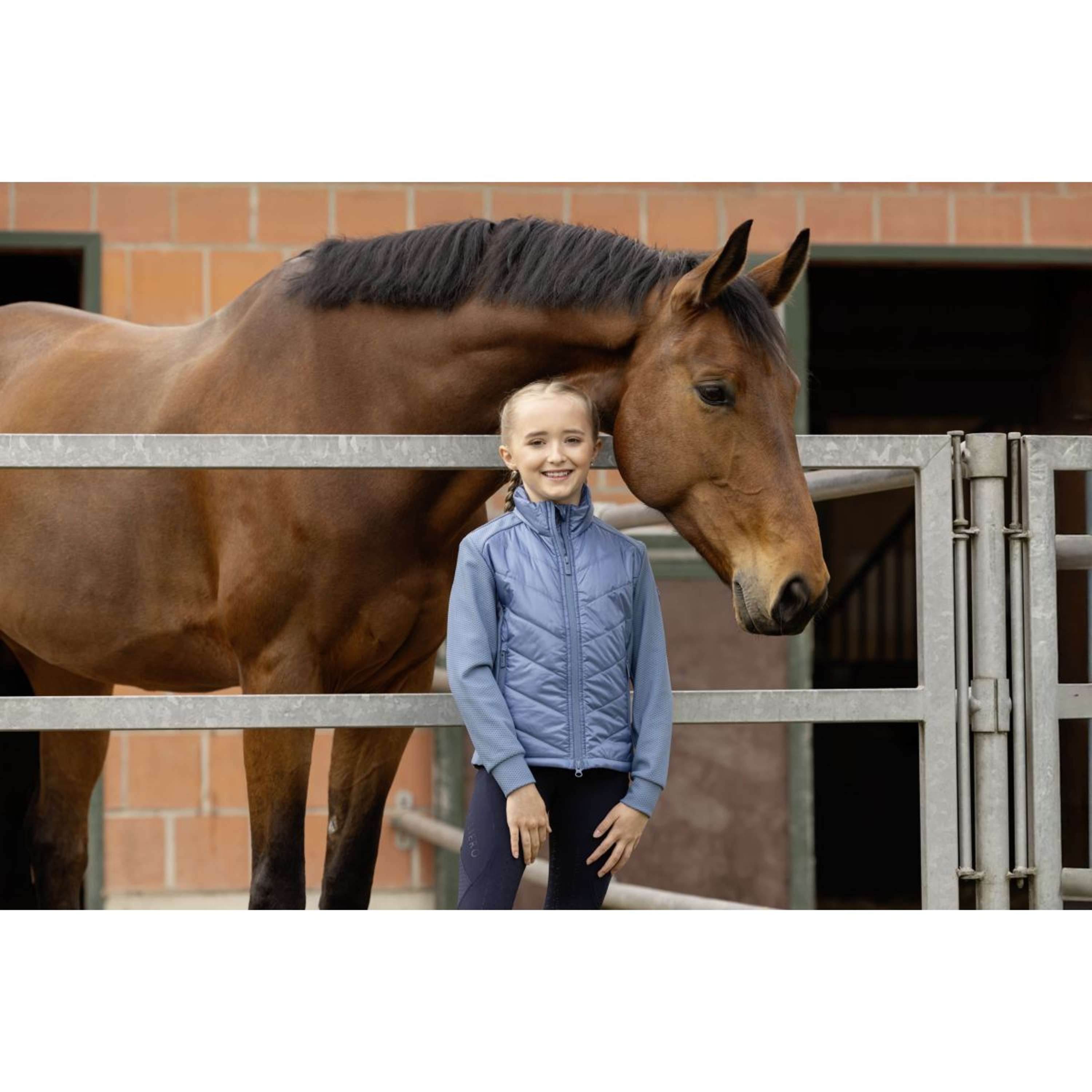 Covalliero Jacket SS26 Children Smoked Blue