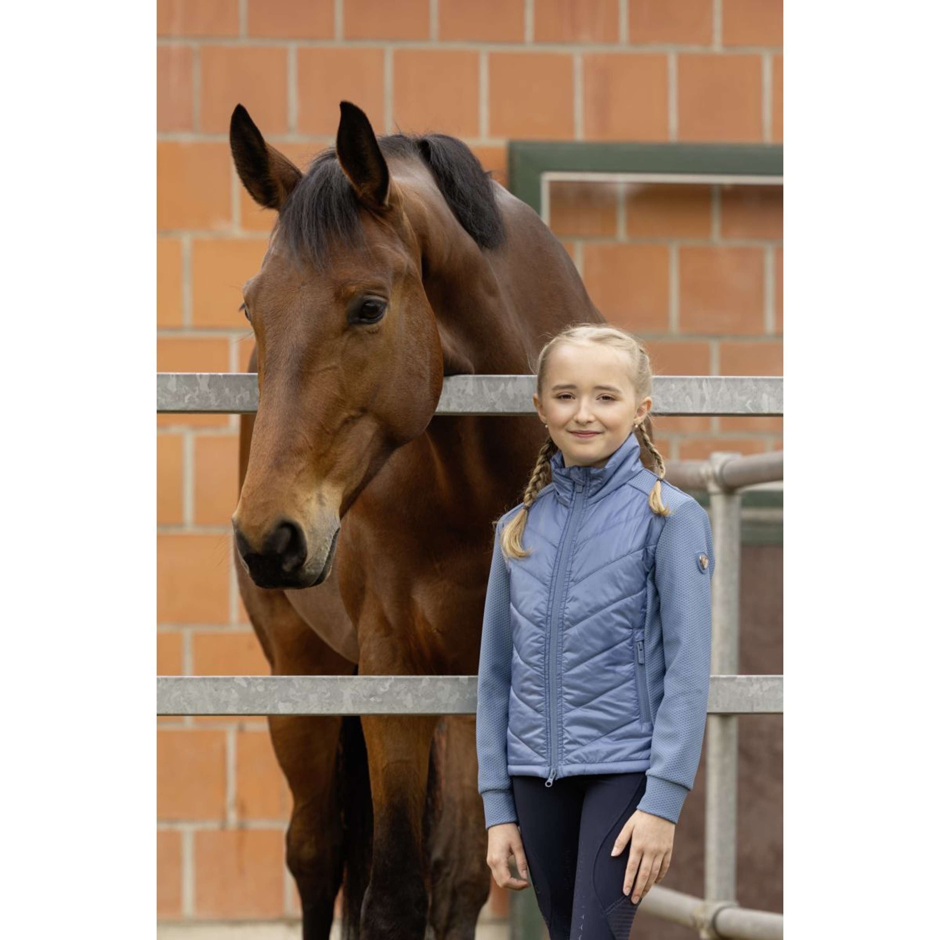 Covalliero Jacket SS26 Children Smoked Blue