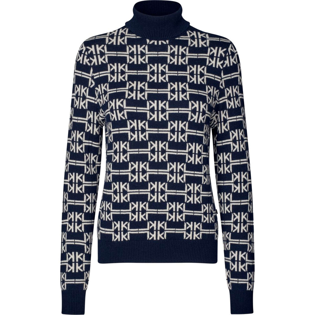 Kingsland Turtleneck Sweater KLAnnabella Women Evening Blue