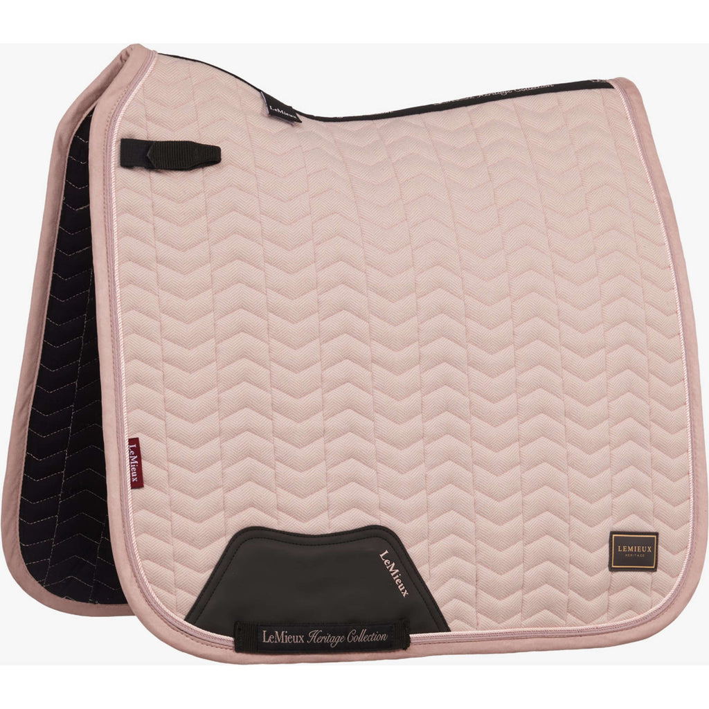LeMieux Saddlepad Heritage Herringbone Square Dressage Wild Rose