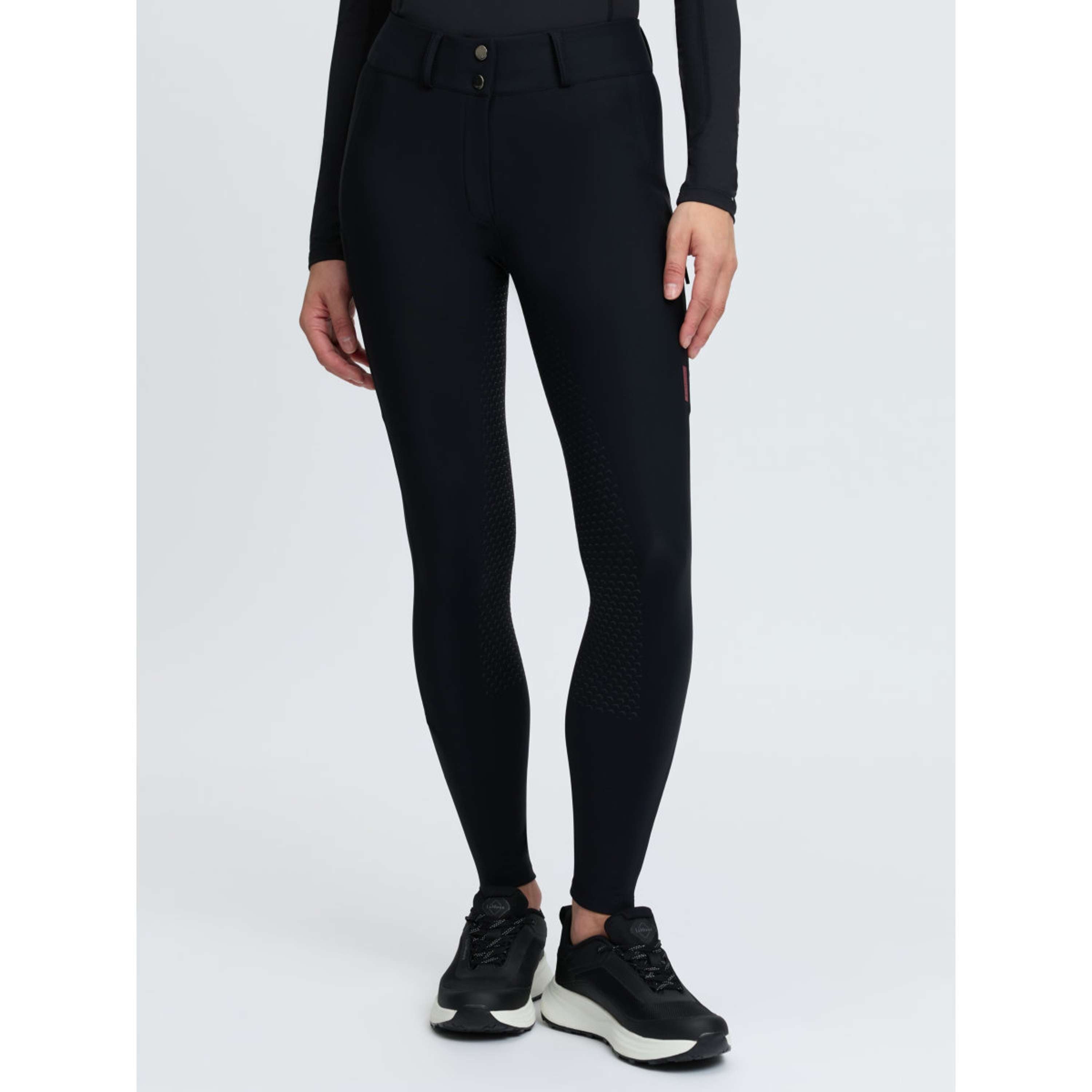 LeMieux Breeches Stormwear Knee grip Black