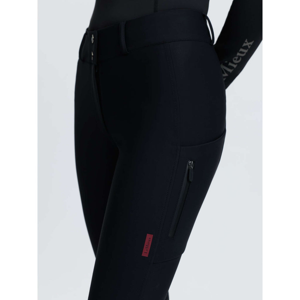 LeMieux Breeches Stormwear Knee grip Black
